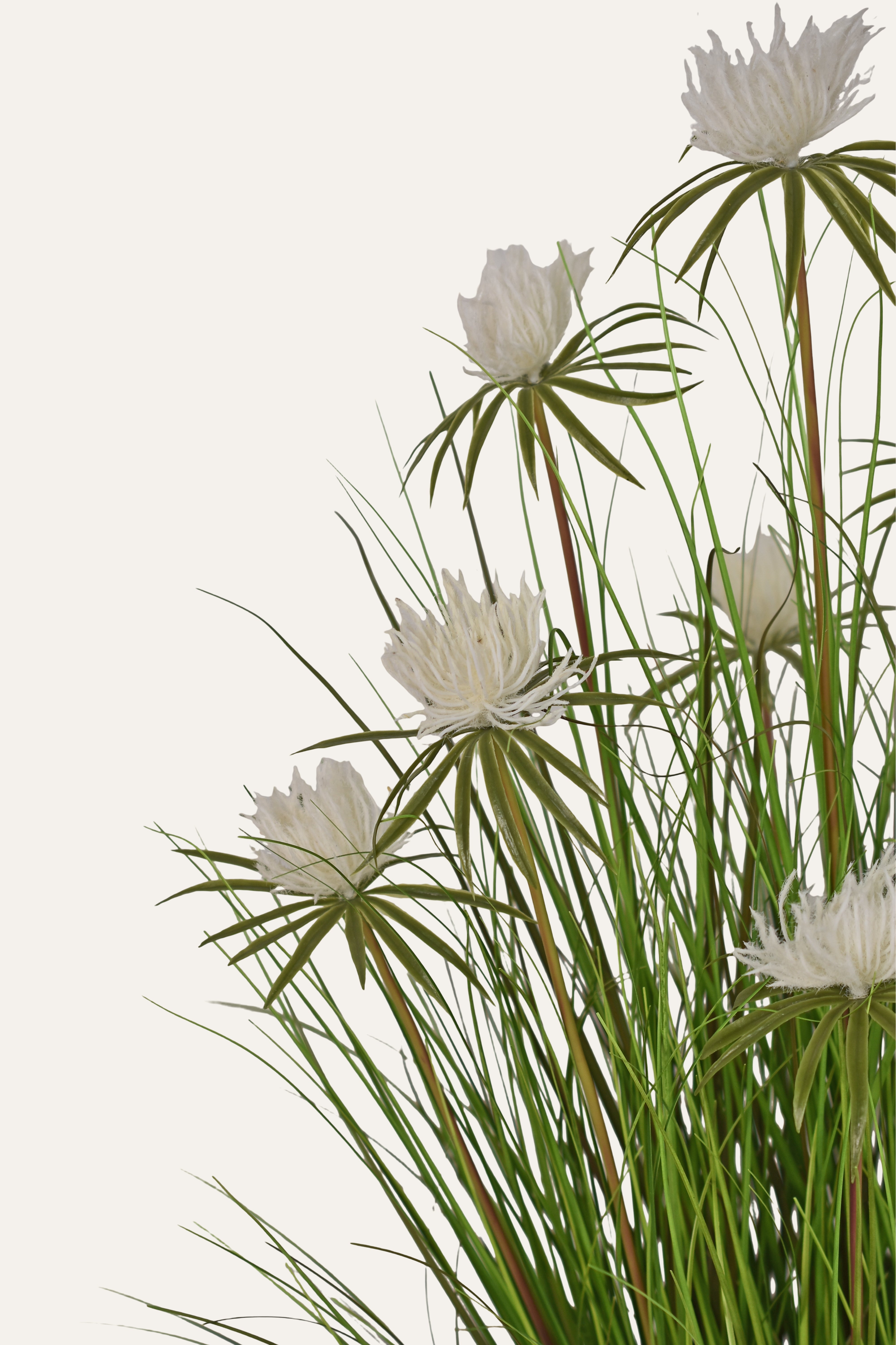 Artificial plant with white flowers