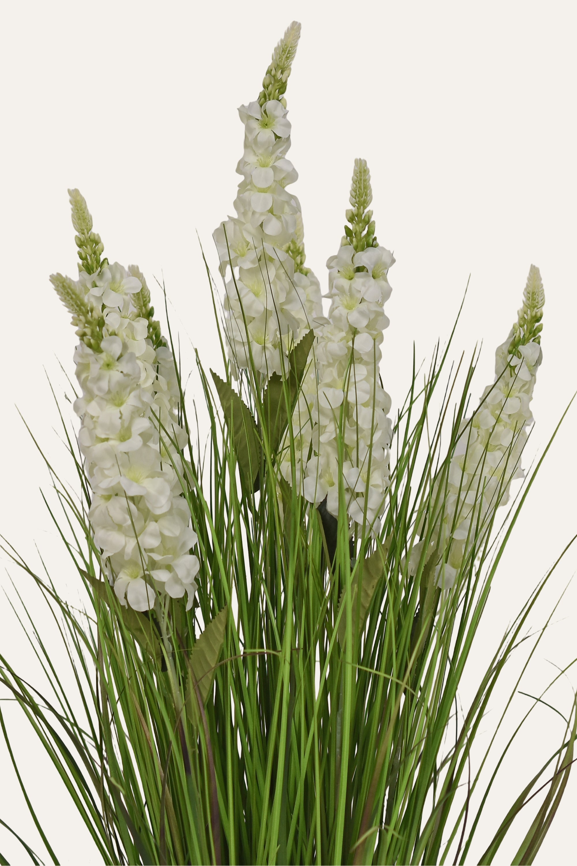 Artificial white flower arrangement