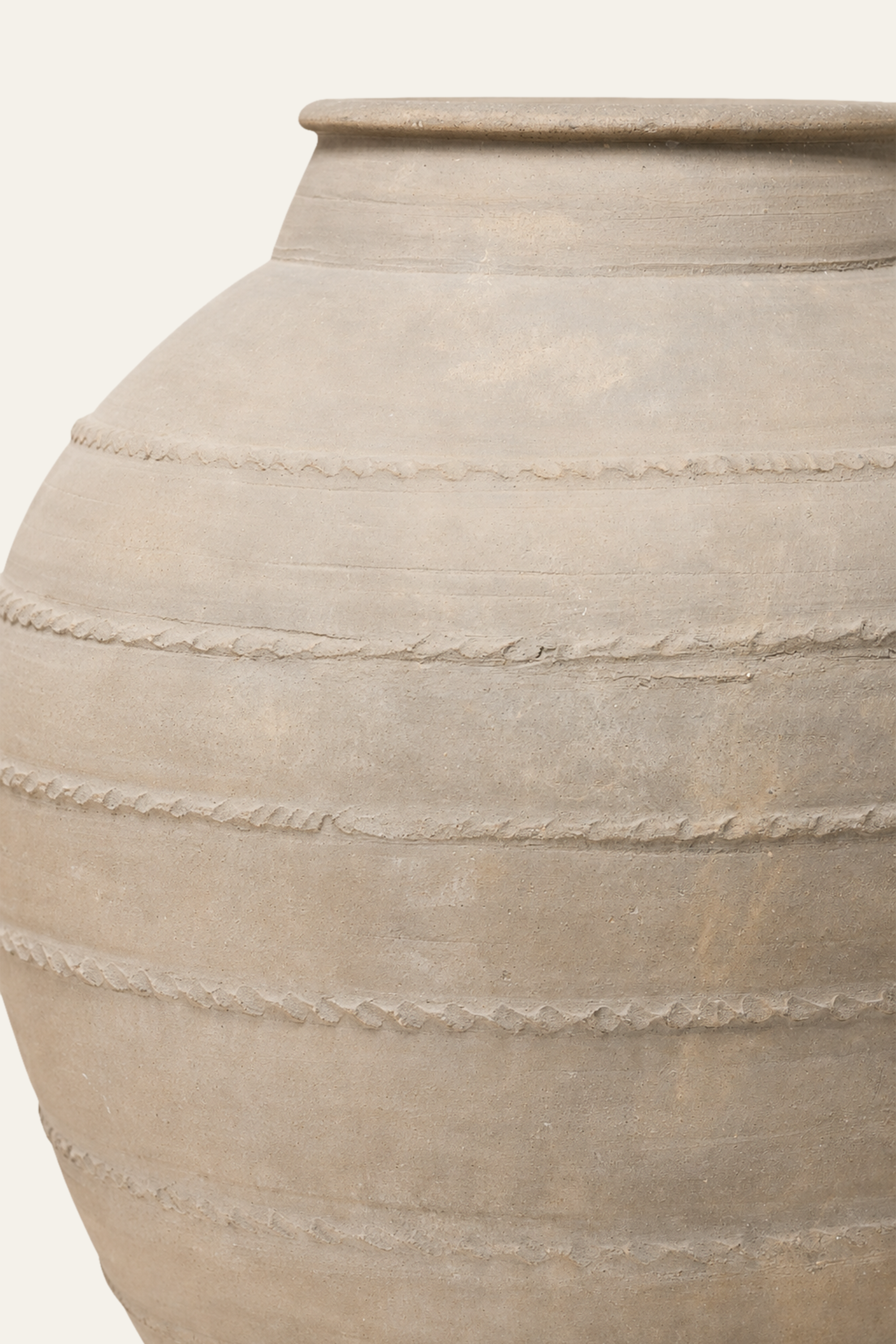 Large Textured Decorative Pot