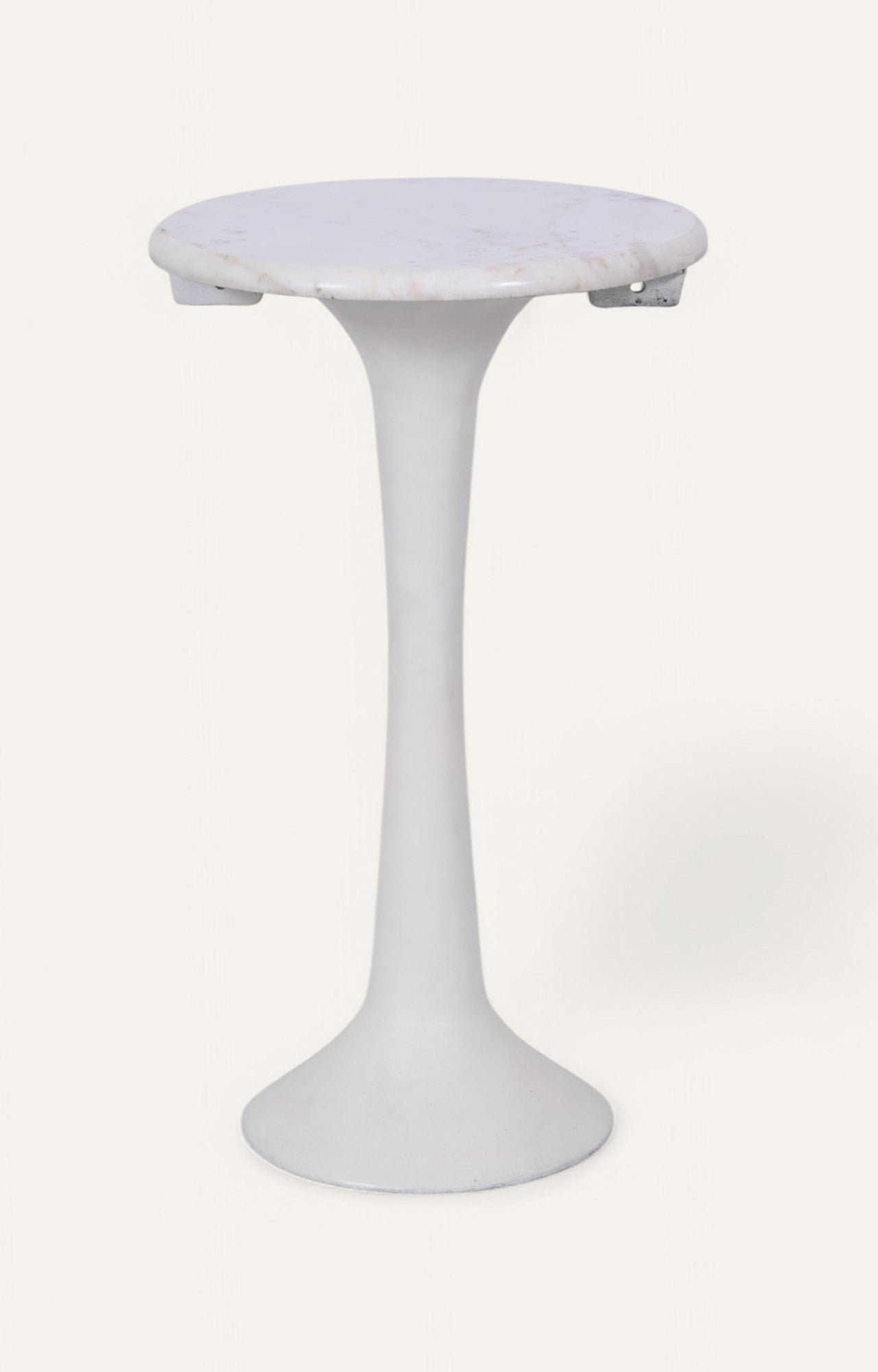 Sculptural Pedestal Side Table