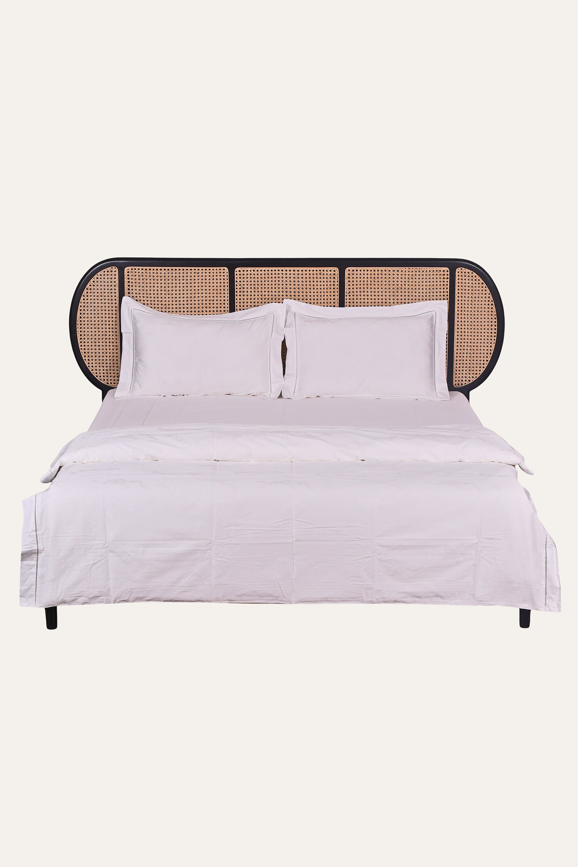 Premium White Cotton Bedding Set