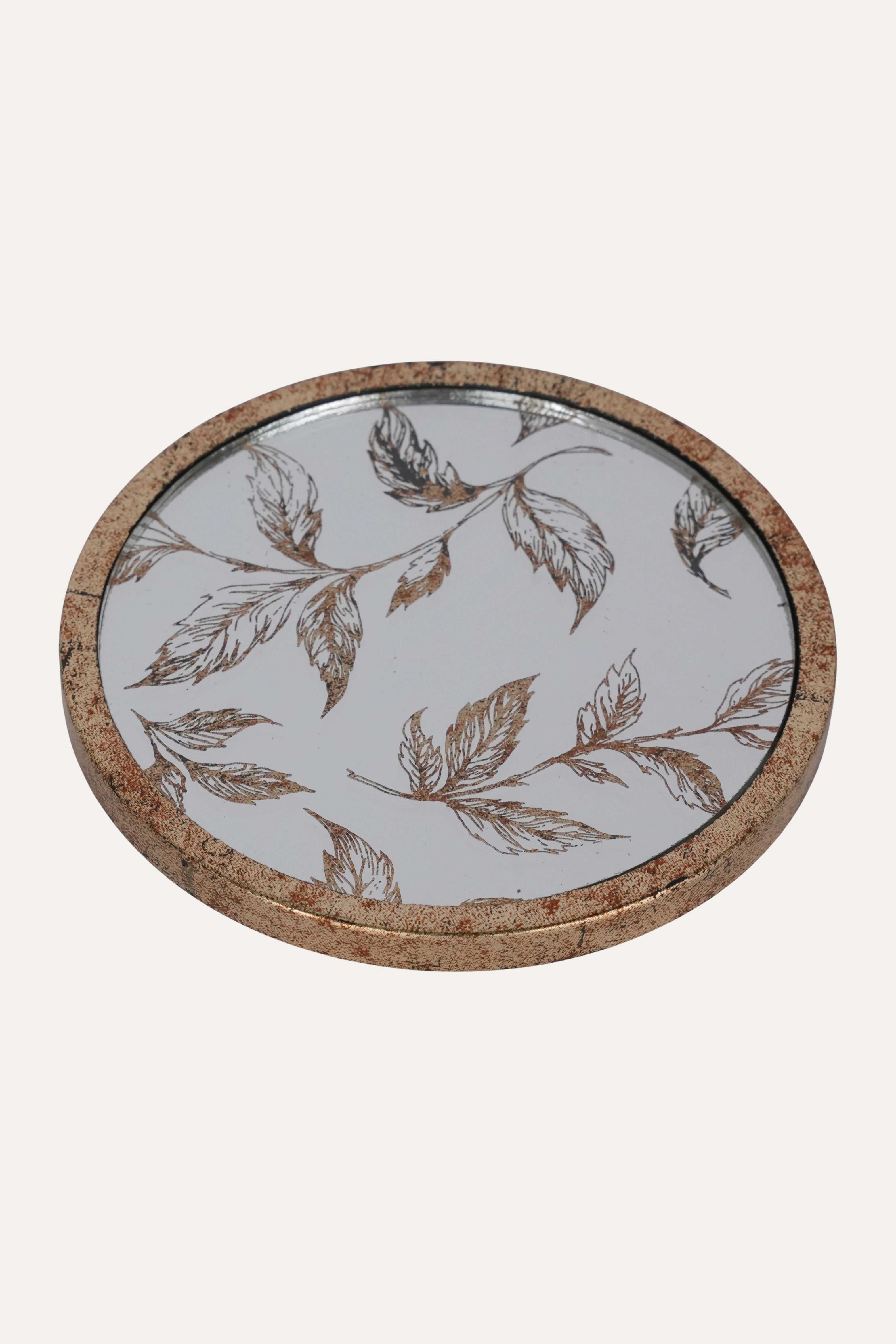 Premium leaf design coaster for drinkware styling