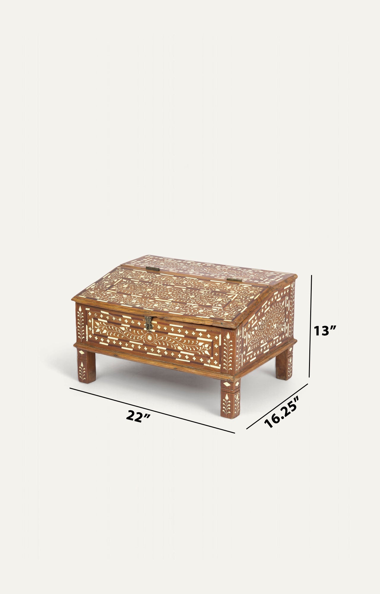 Reading with Rumi Wooden Box_size