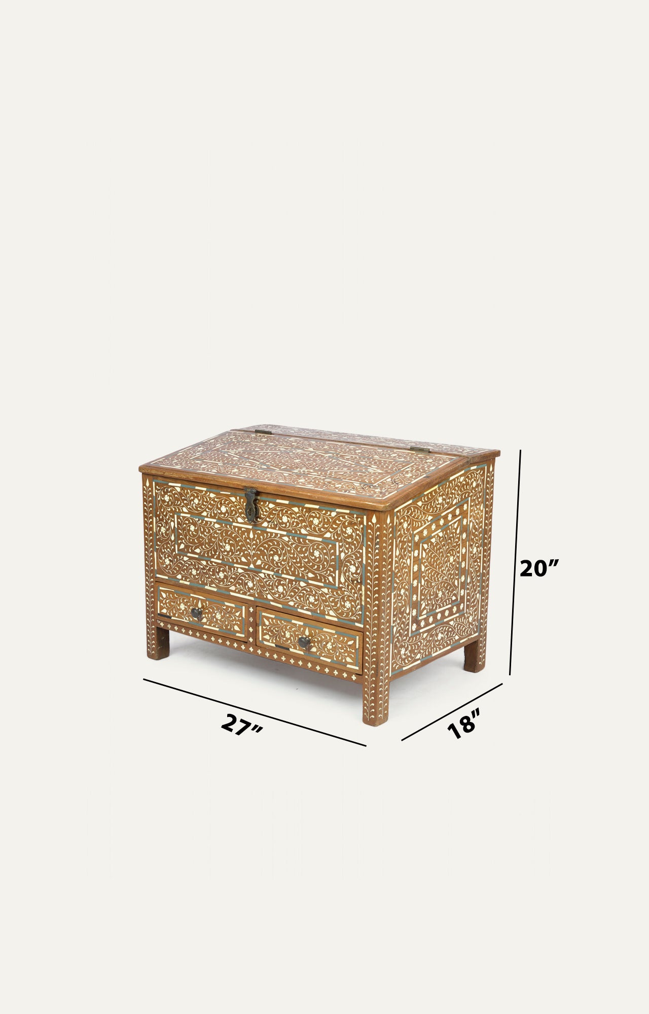 Reading with Shams Decorative Wooden Box_size