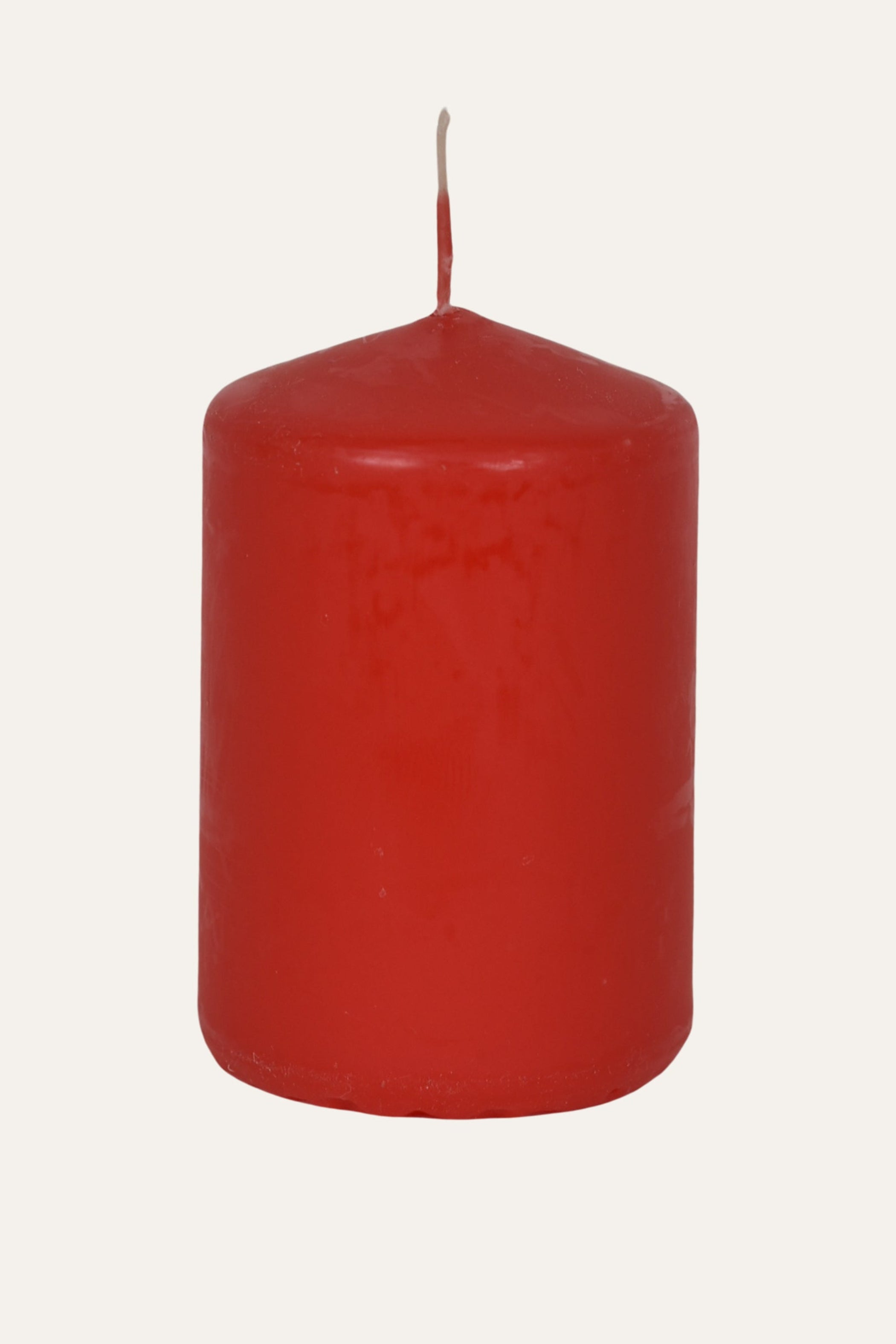 Red Classic Pillar Candle