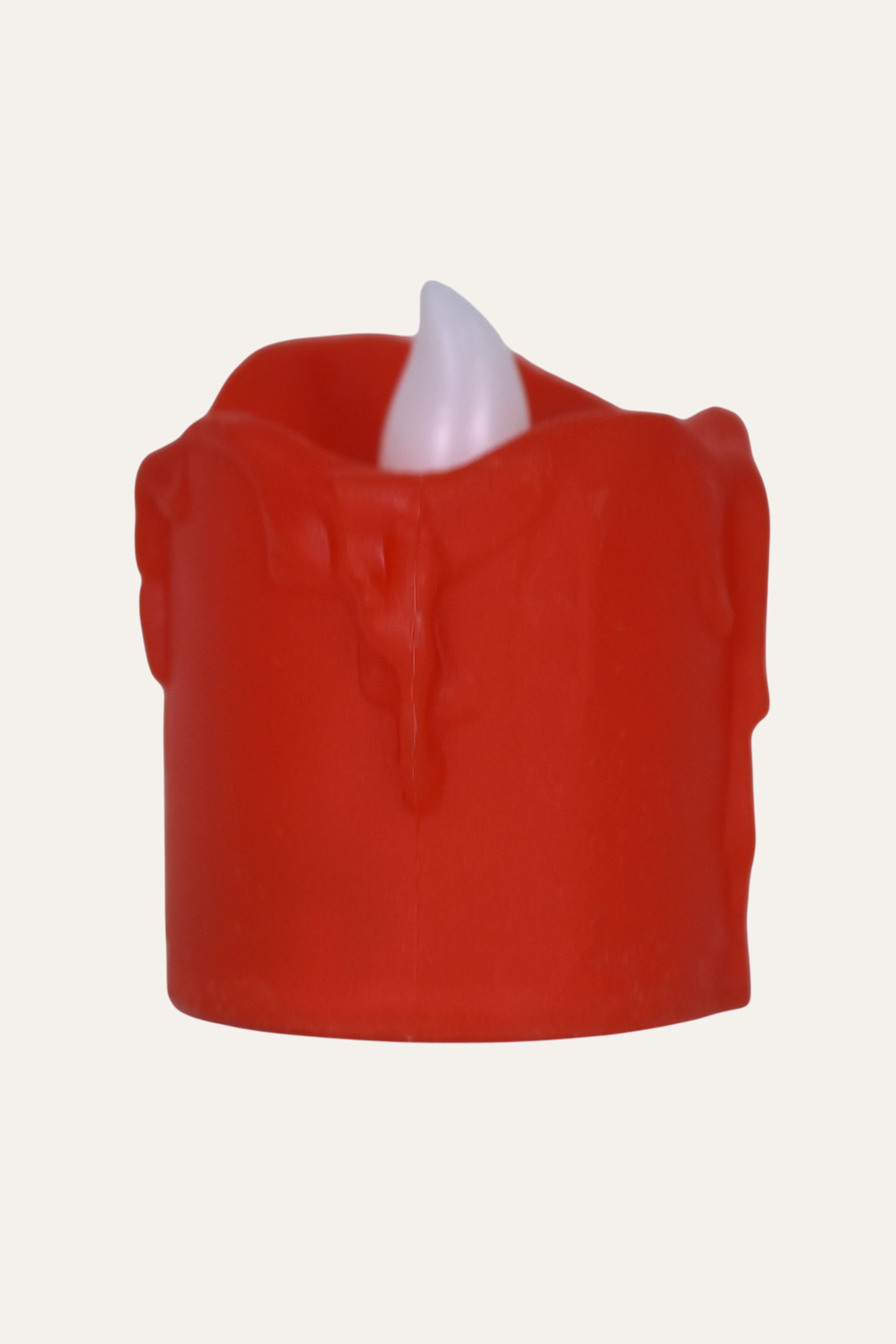 Red Decorative Electric Pillar Candle