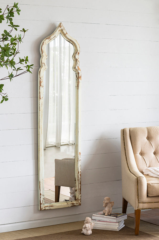 Refined Wide-Frame Wall Mirror