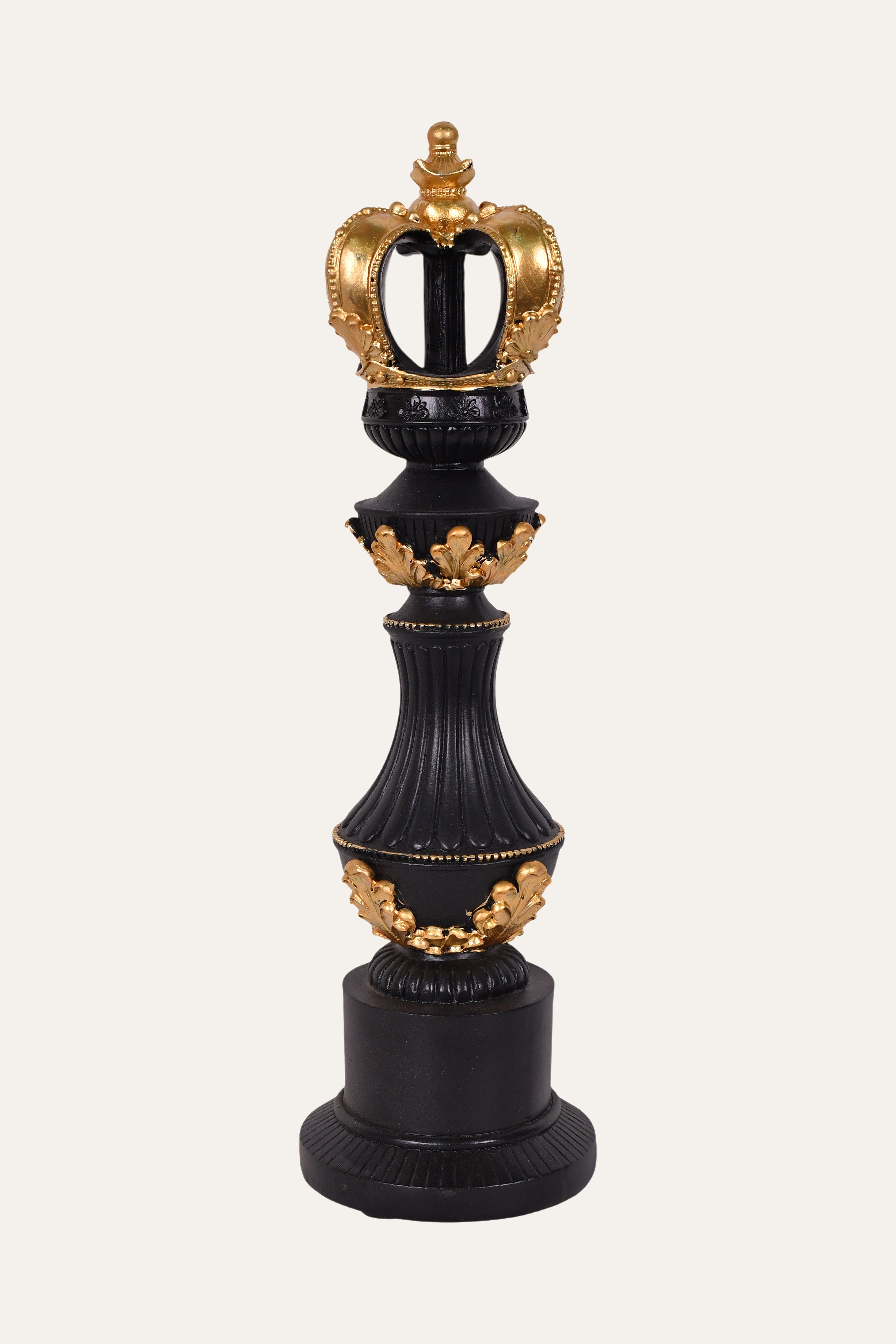 Regal Crown Finial Sculpture