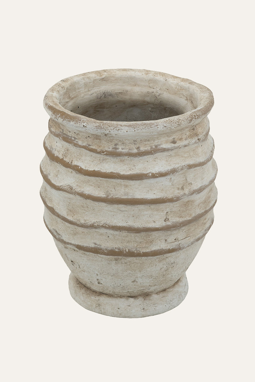 Ribbed Rustic Planter