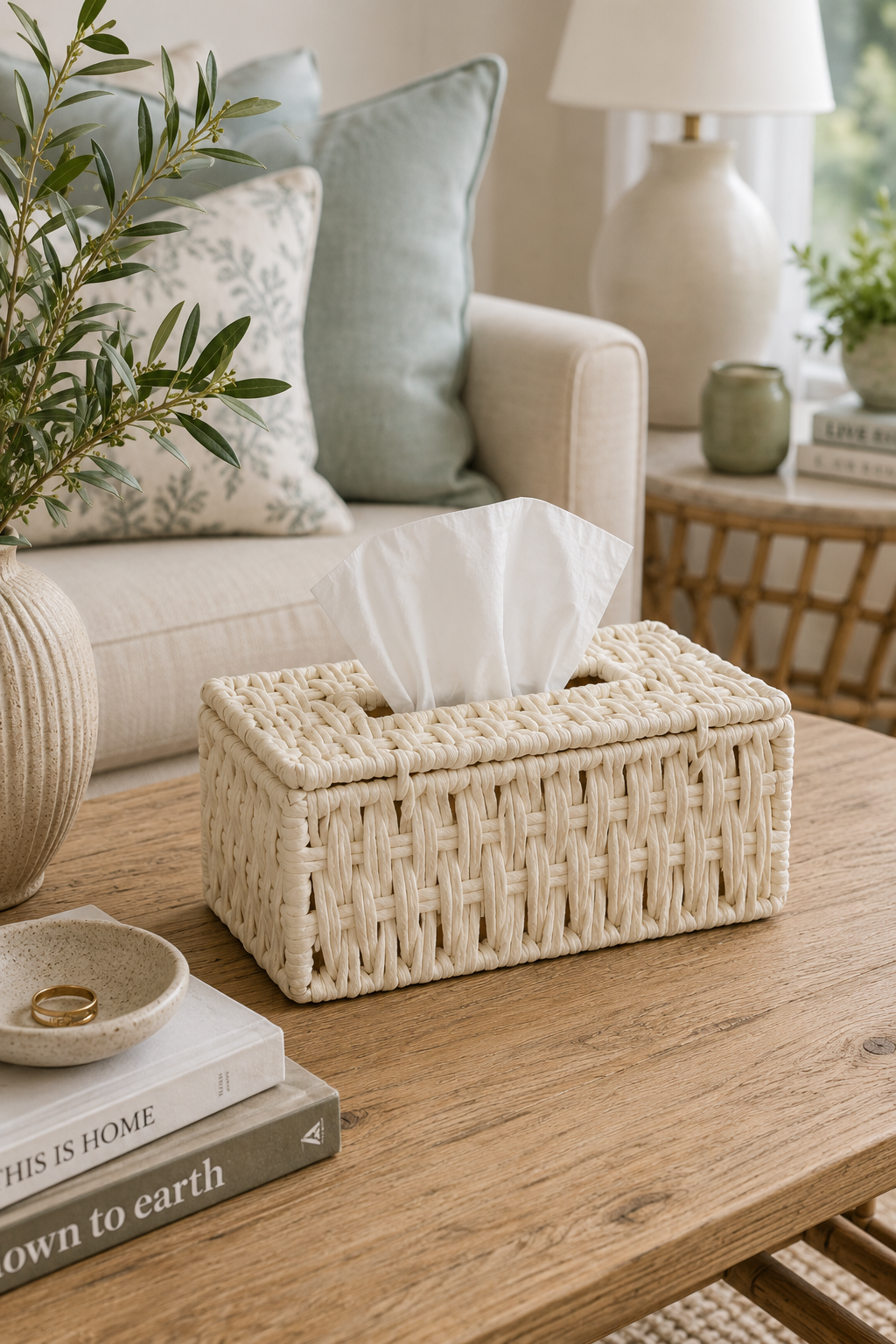 Rope Woven Tissue Box Online