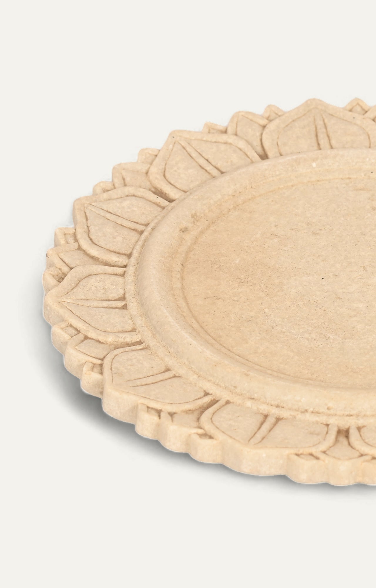 Round Radiant Marble Tray