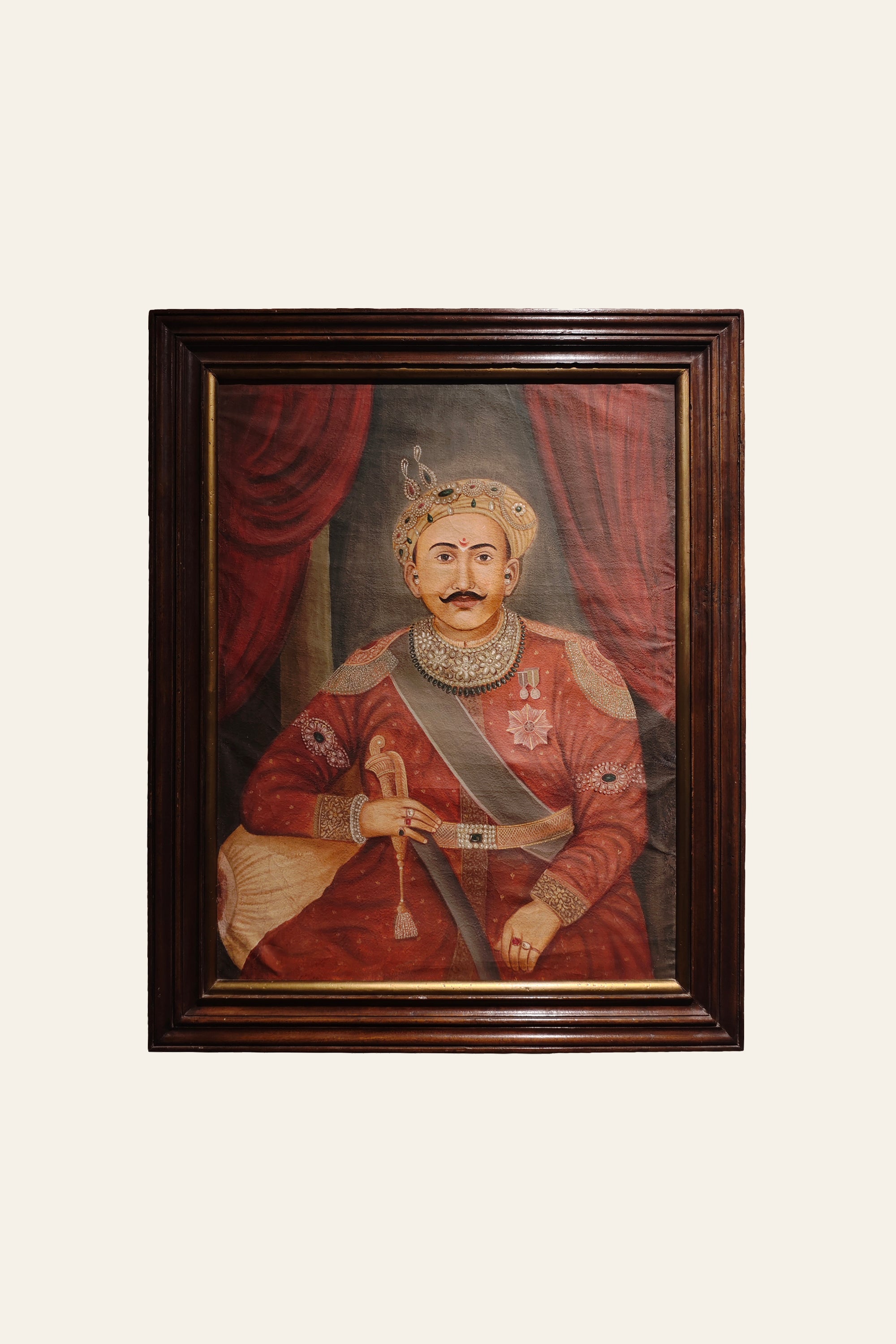 Royal King Portrait Oil Painting