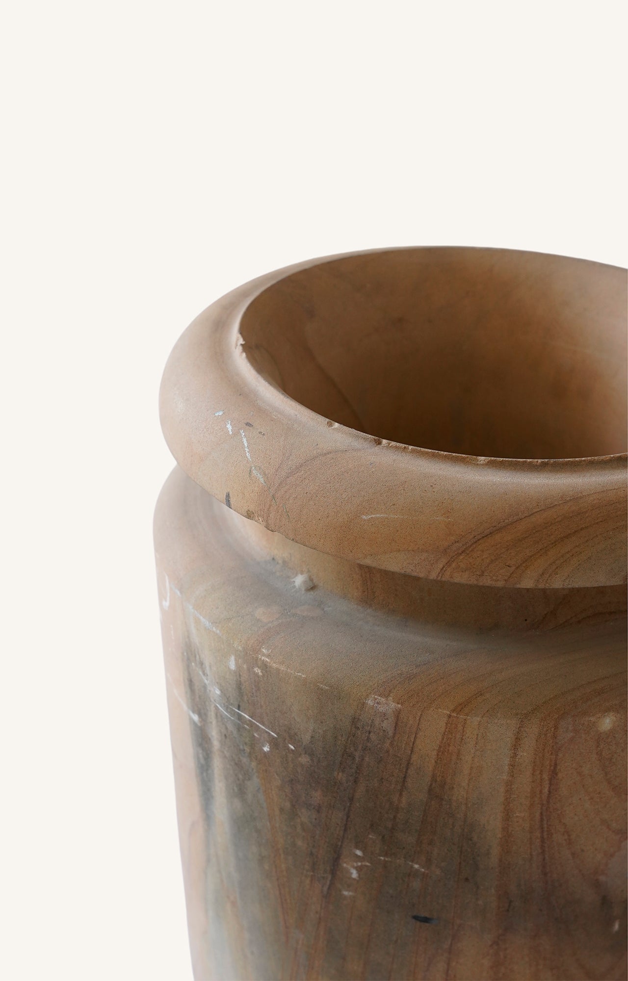 Rugged Charm: The Rustic Sandstone Planter_3