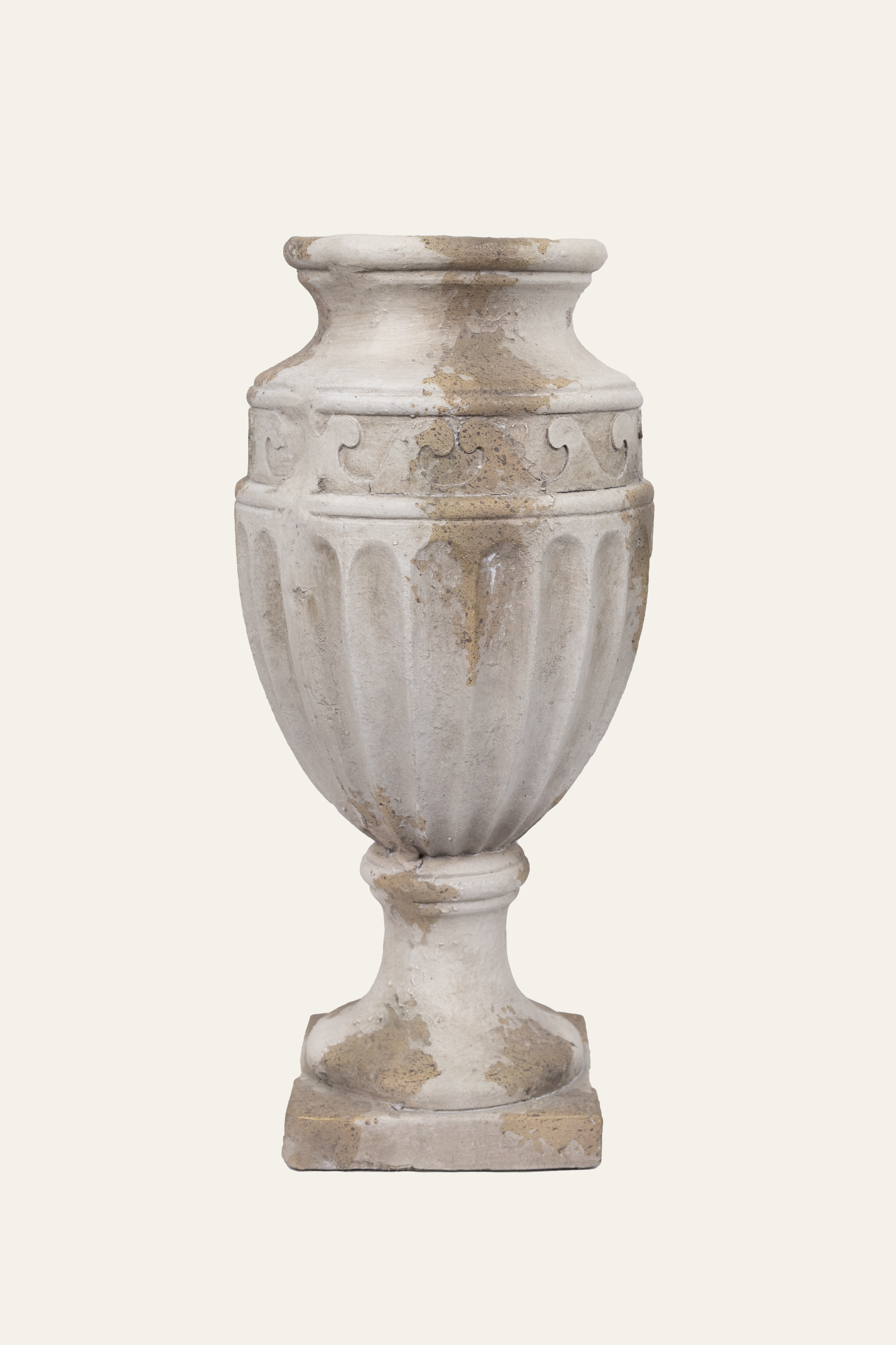 Rustic Textured Polyresin Planter