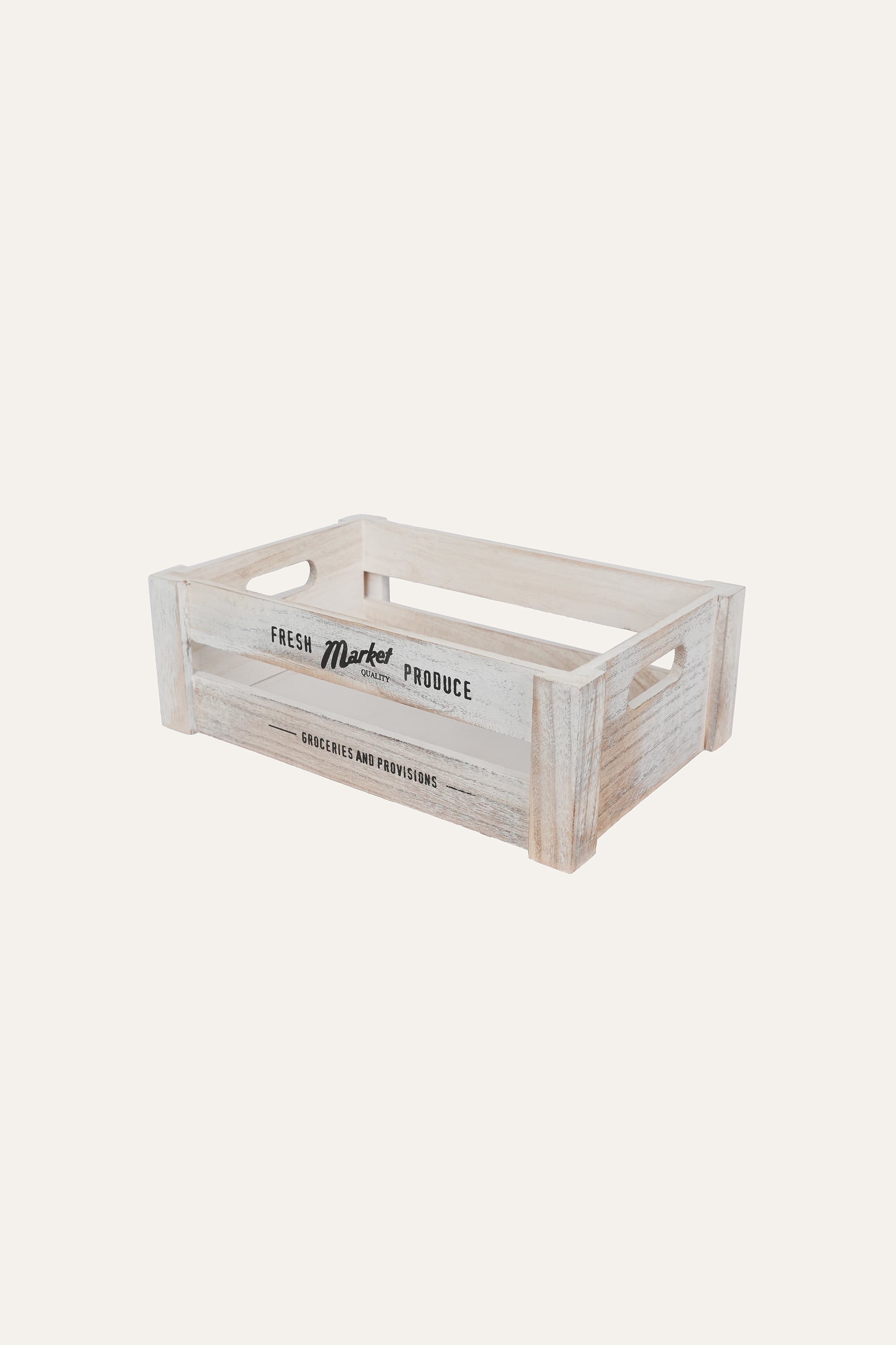 Rustic farmhouse wooden crate for home décor