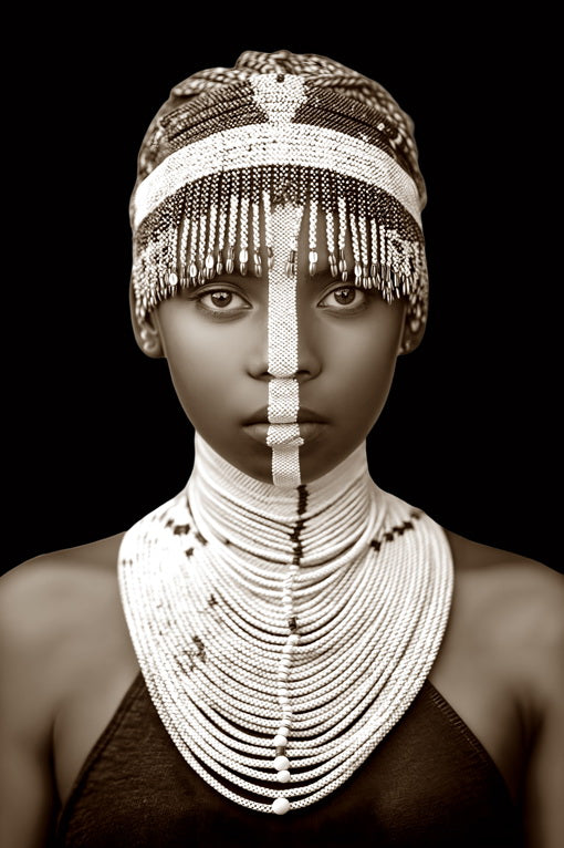 Vintage African Portrait