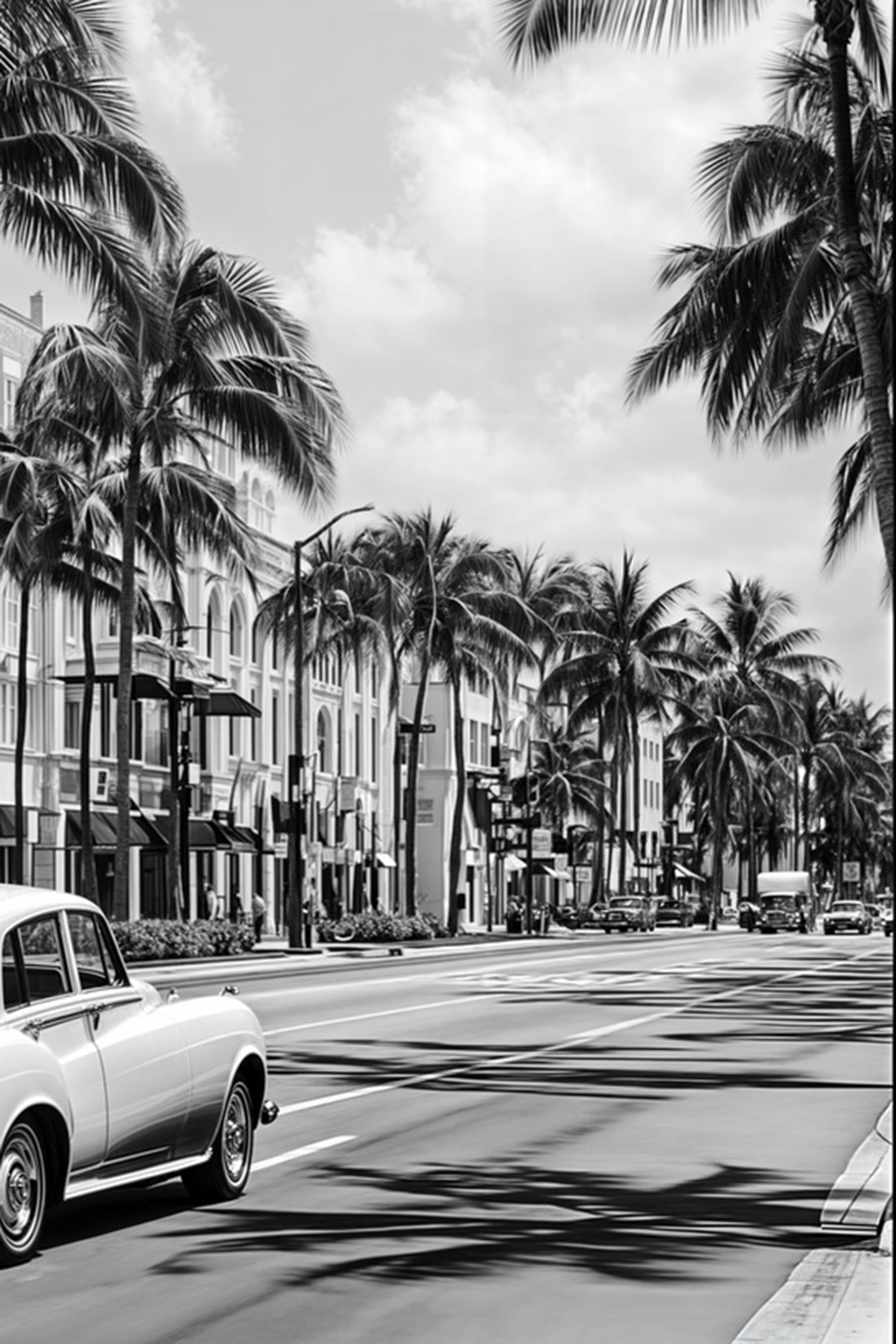 Vintage car painting