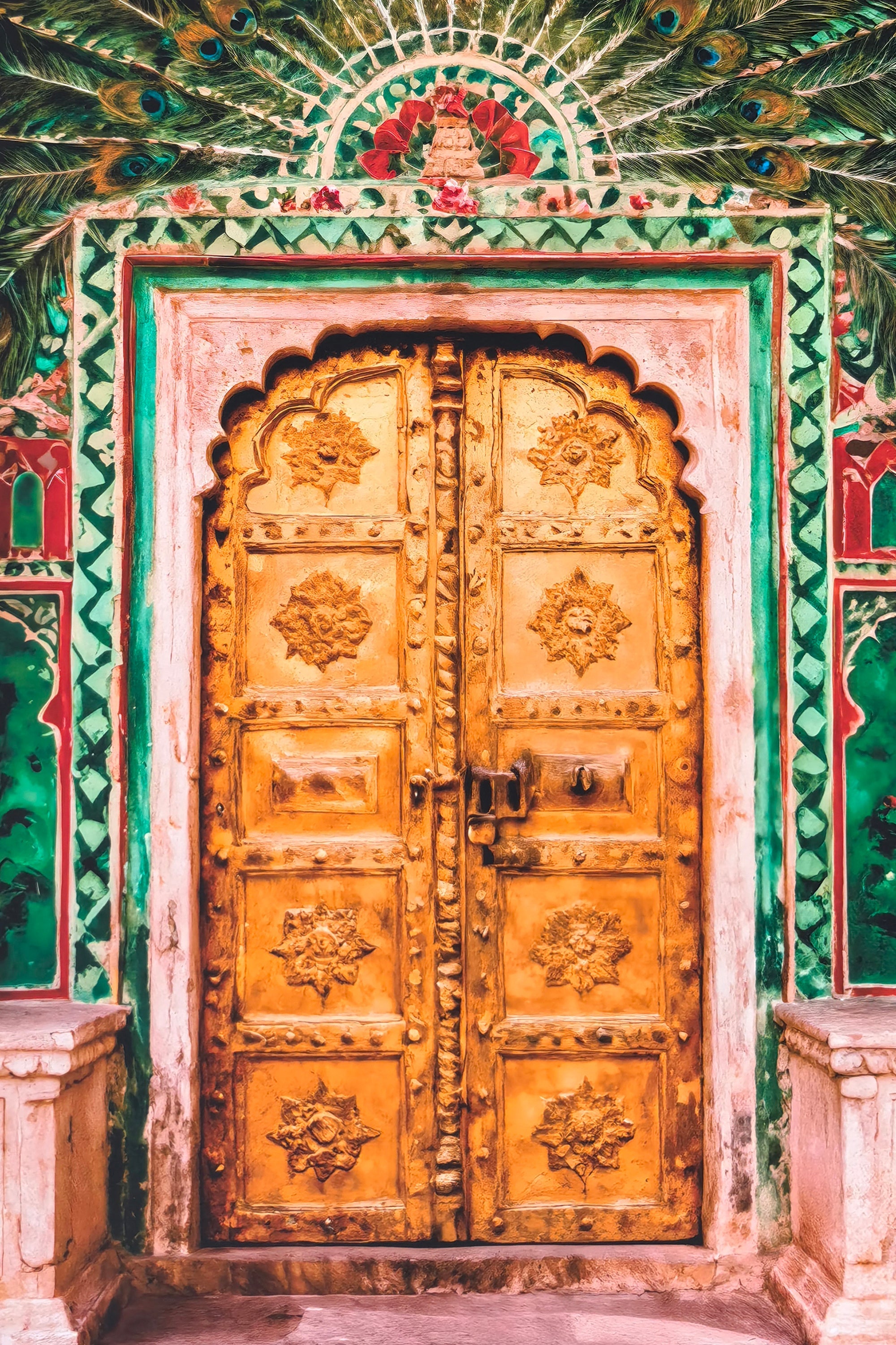Jaipur Gate Wall Printing