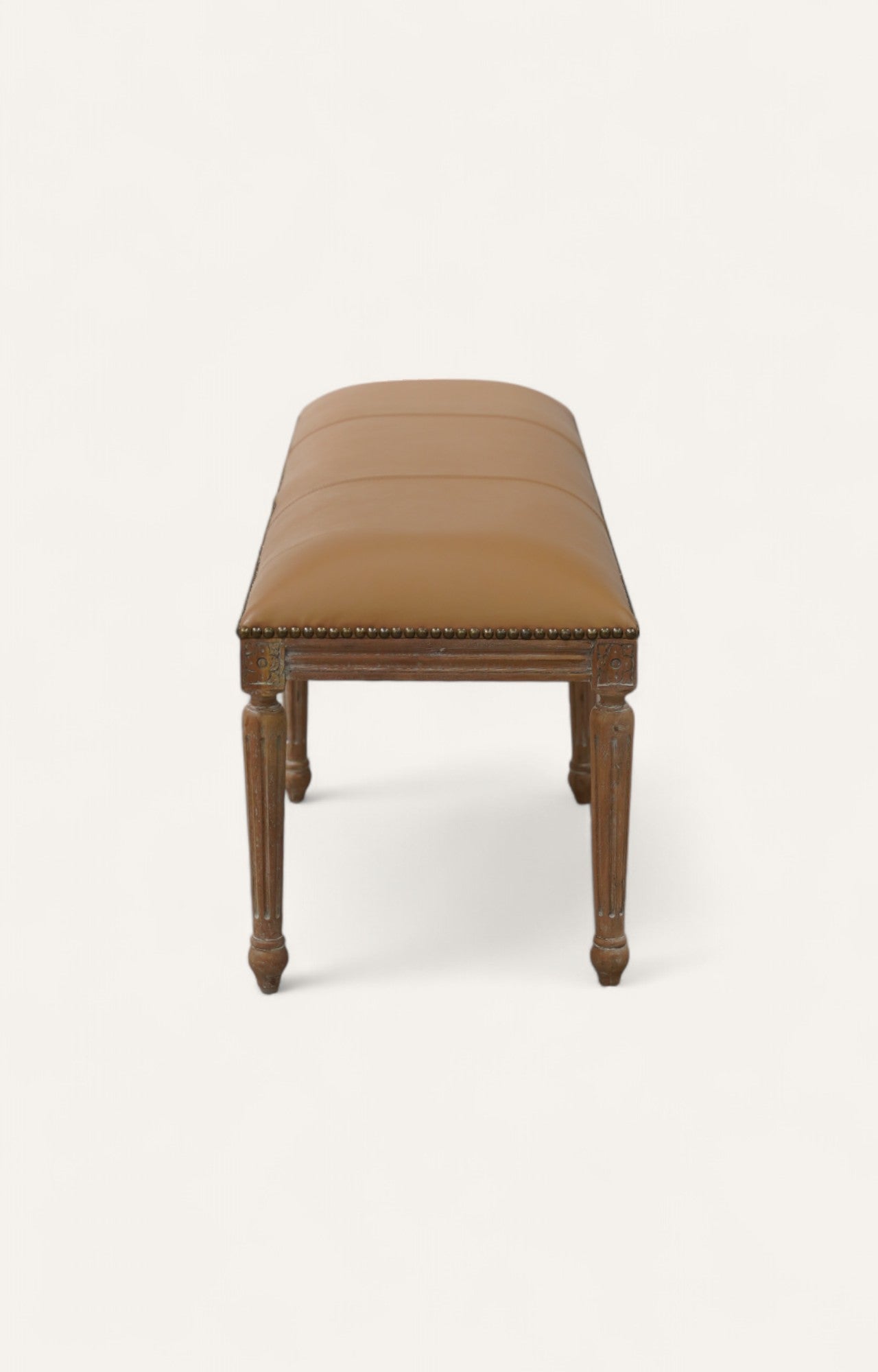 Bench with Fluted Legs