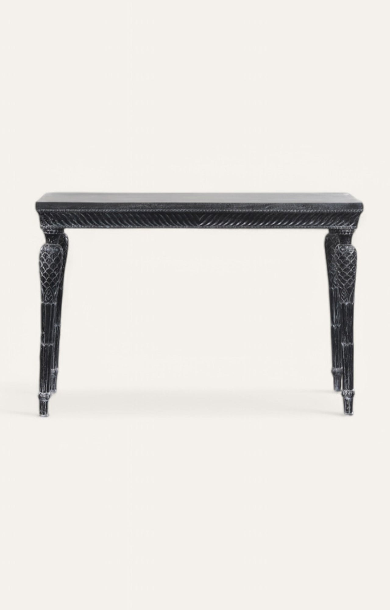 Black Wooden Console