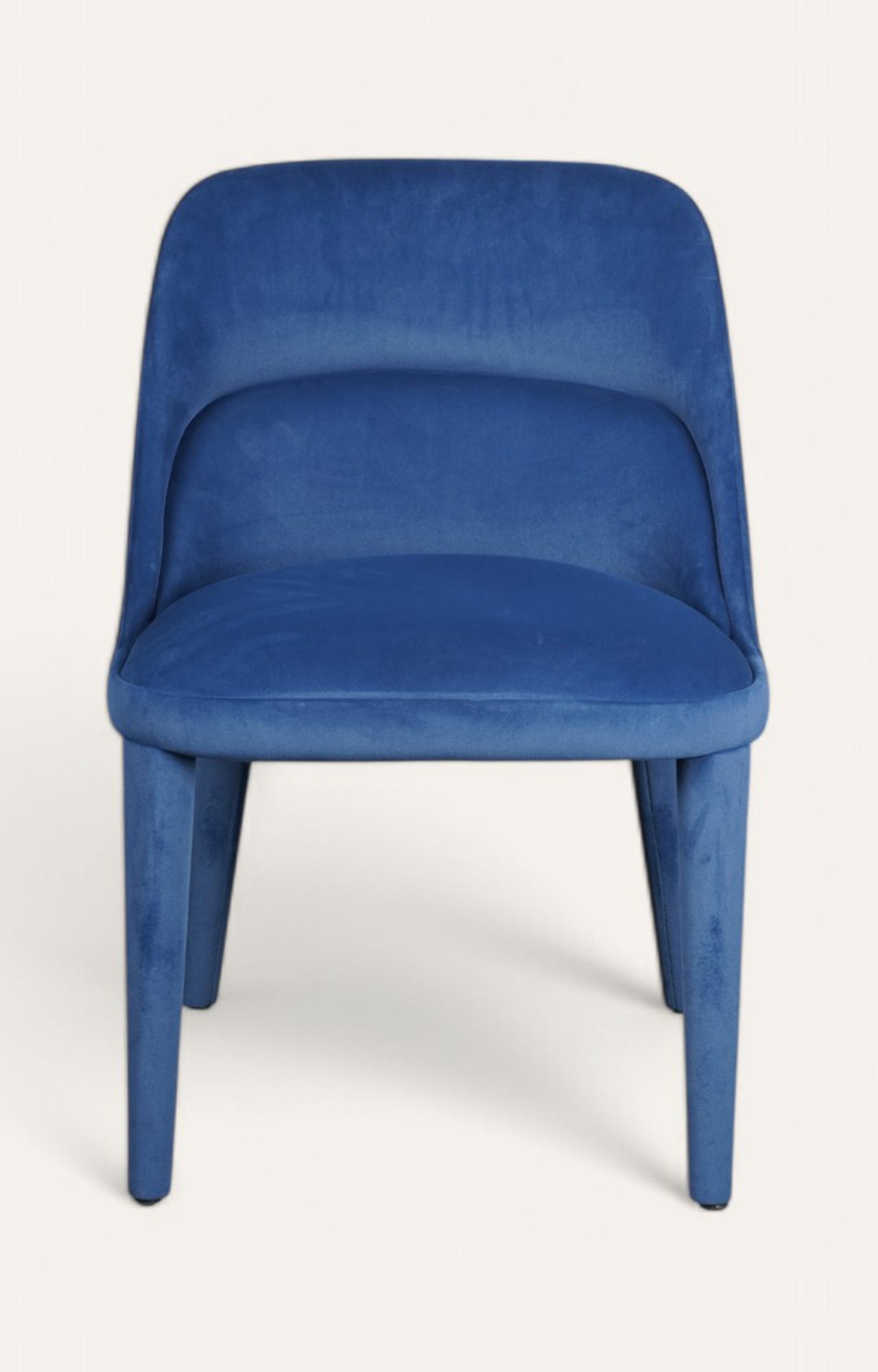 Blue velvet chair 