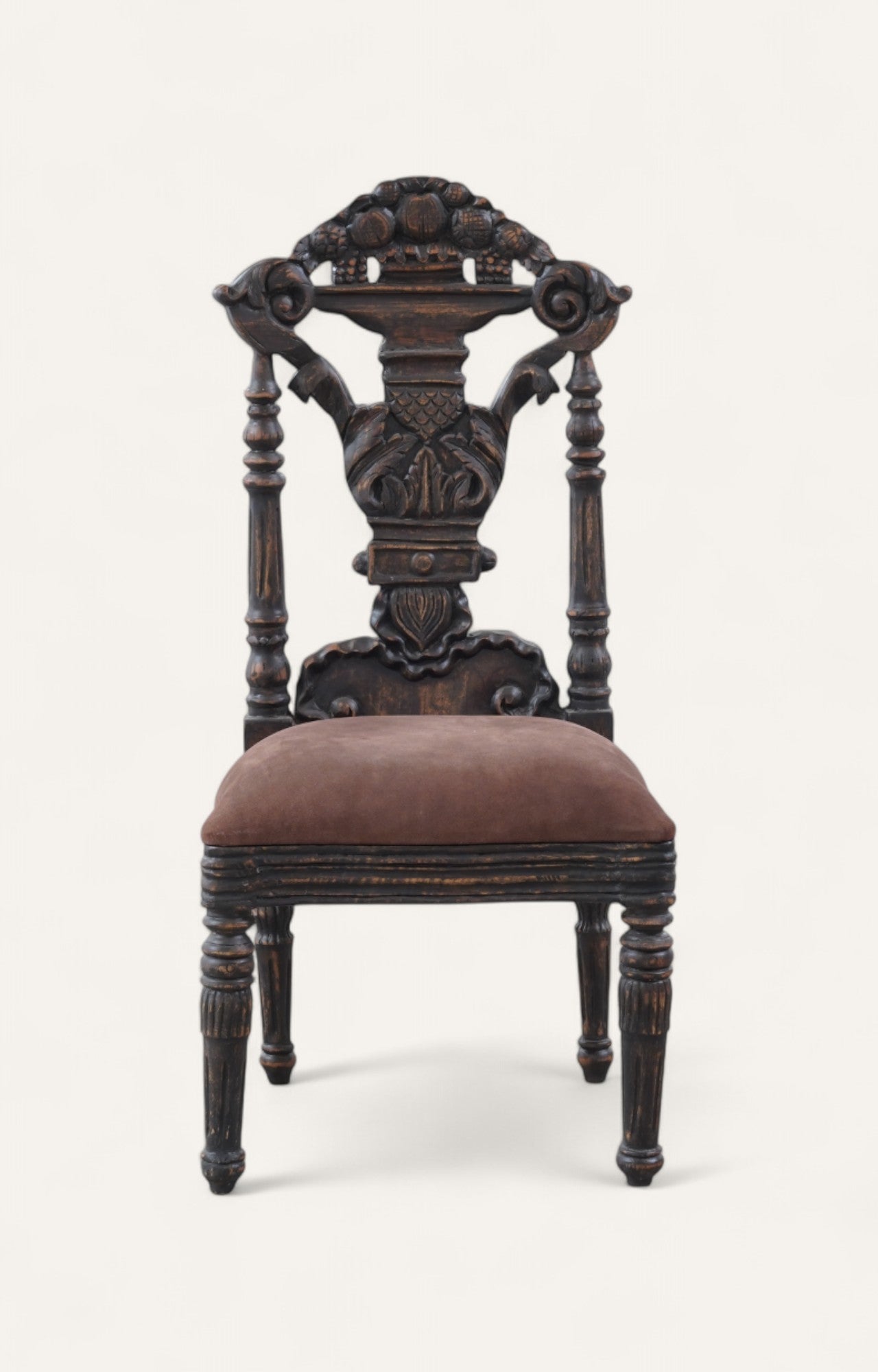 Wooden Hand-Carved Dining Chair