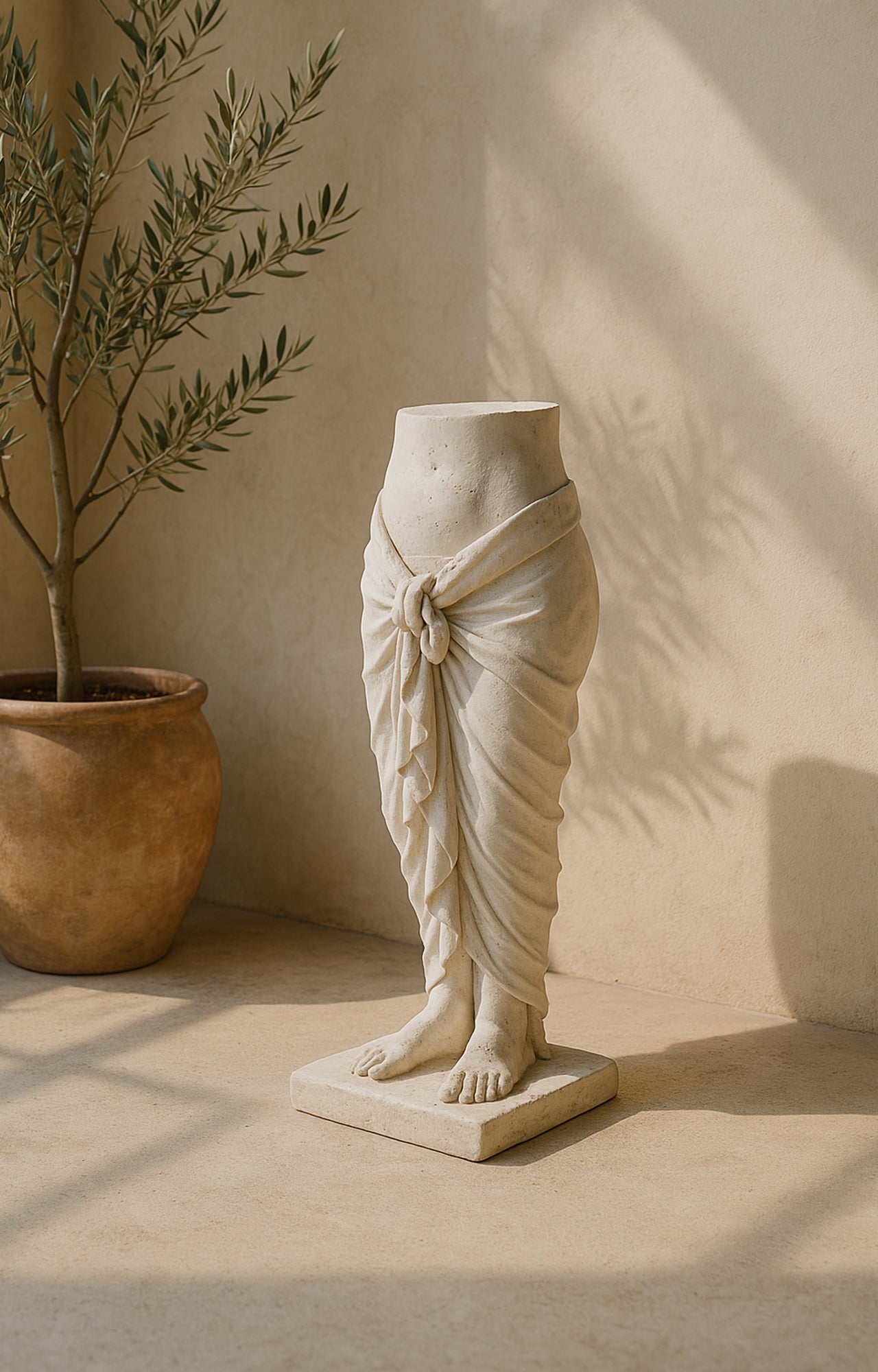 Fragment of Draped Femininity