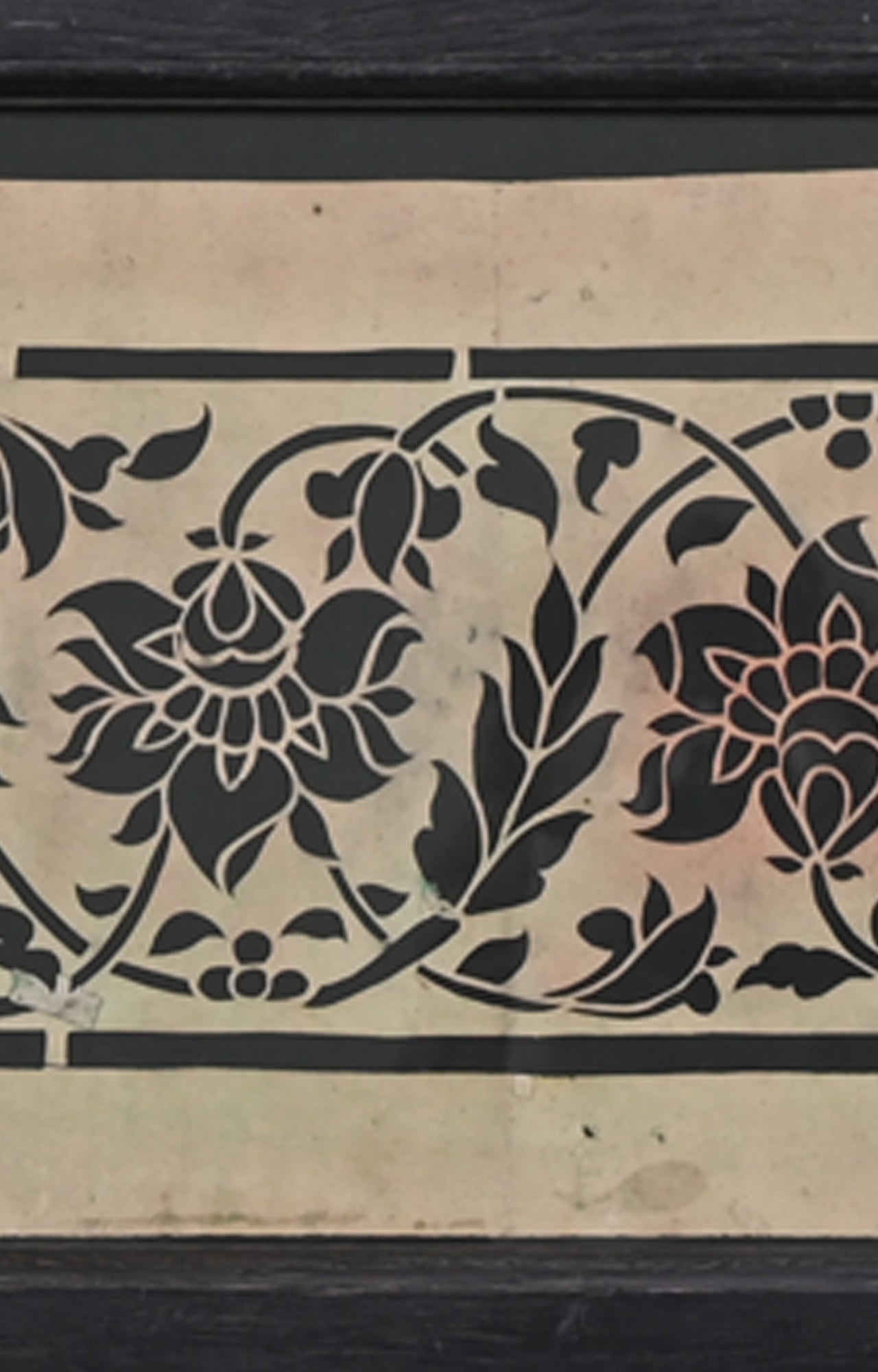 Handmade paper stencil