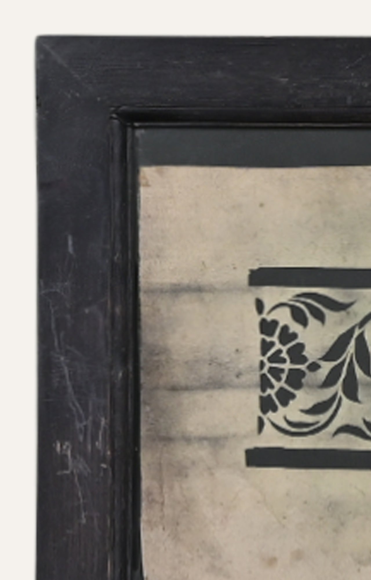 Handmade paper stencil 