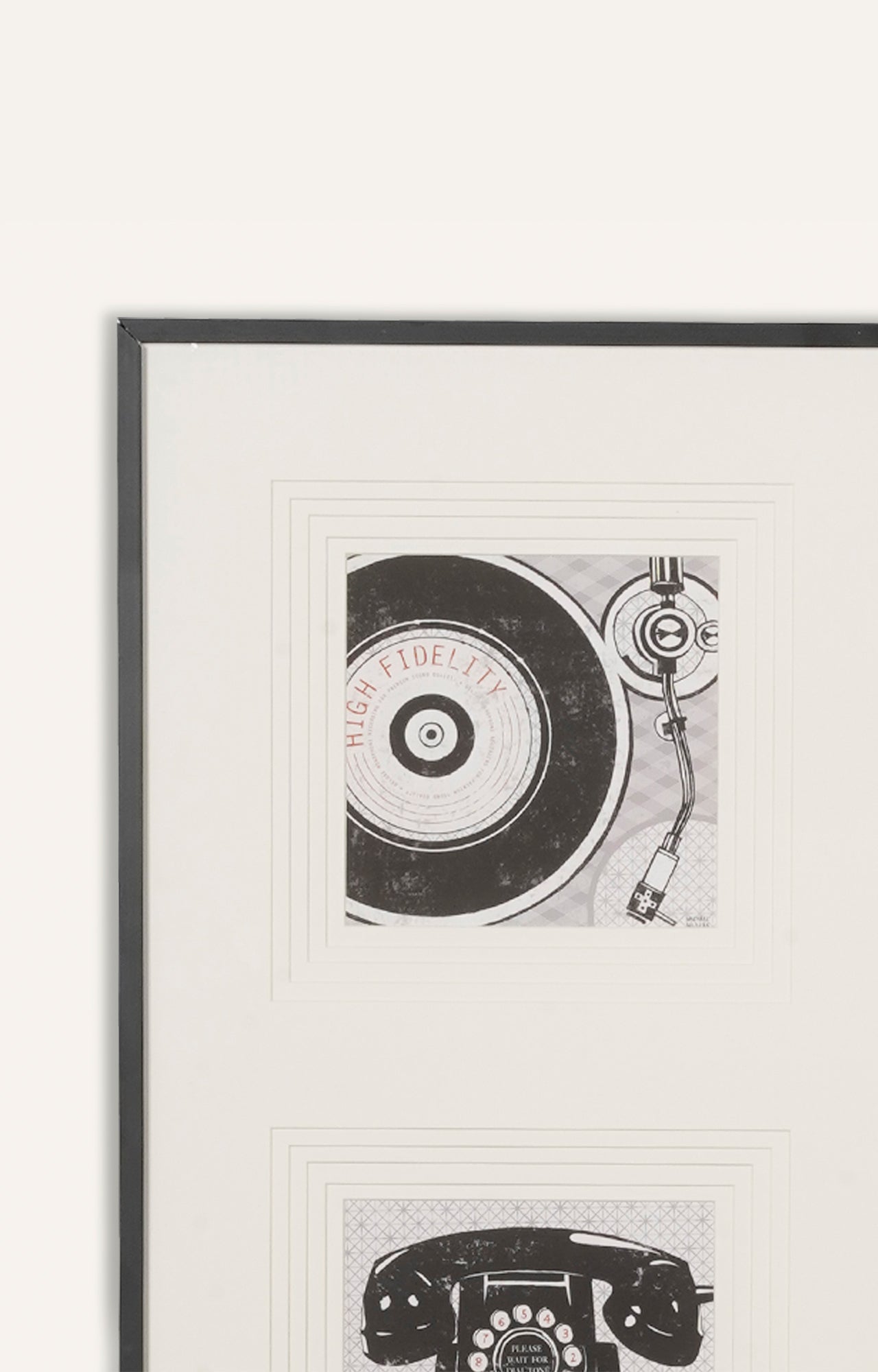 Framed artwork 