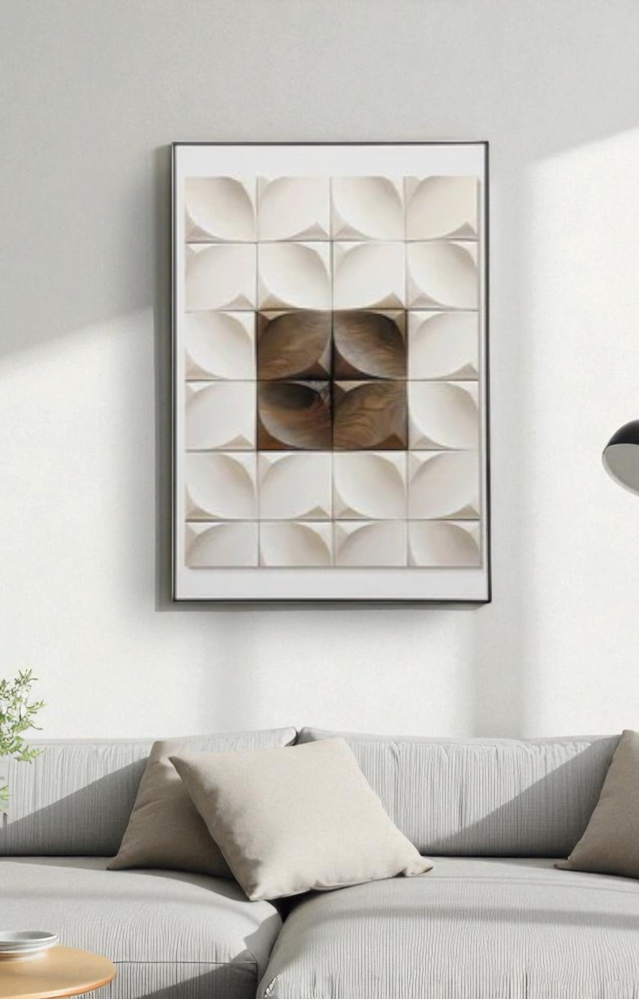Tessellated Patterned Textured Wall Art