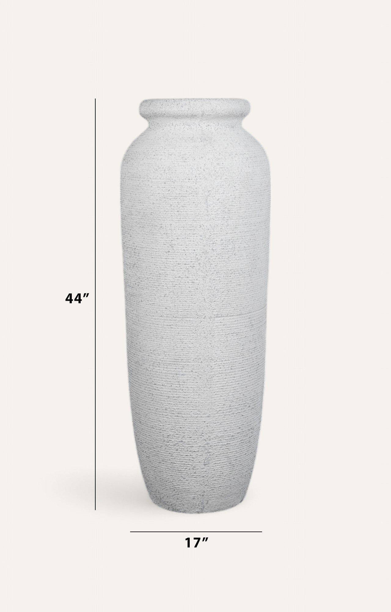 White resin Planter