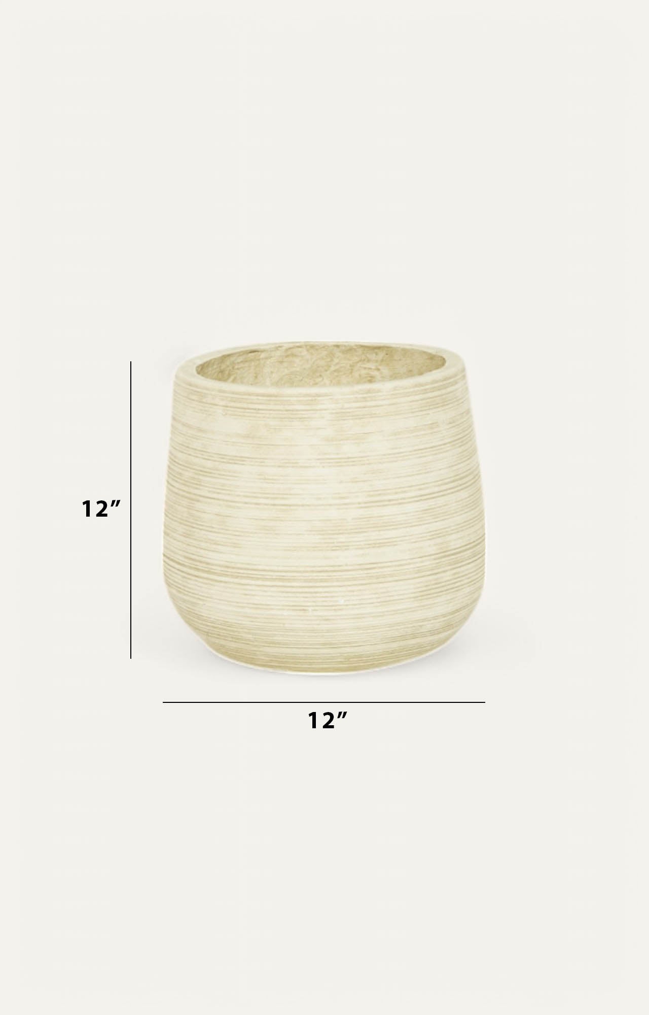off-white Pot