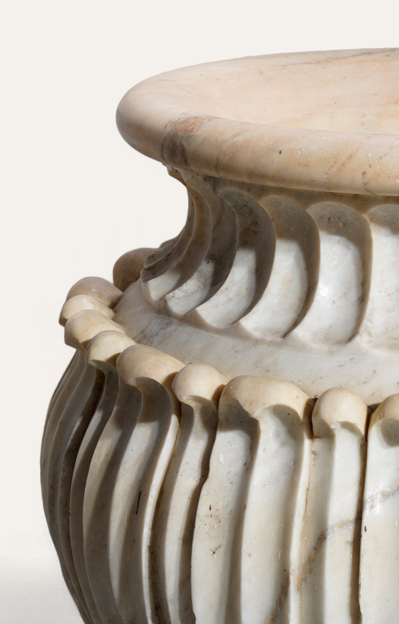 Marble Lotus Planter