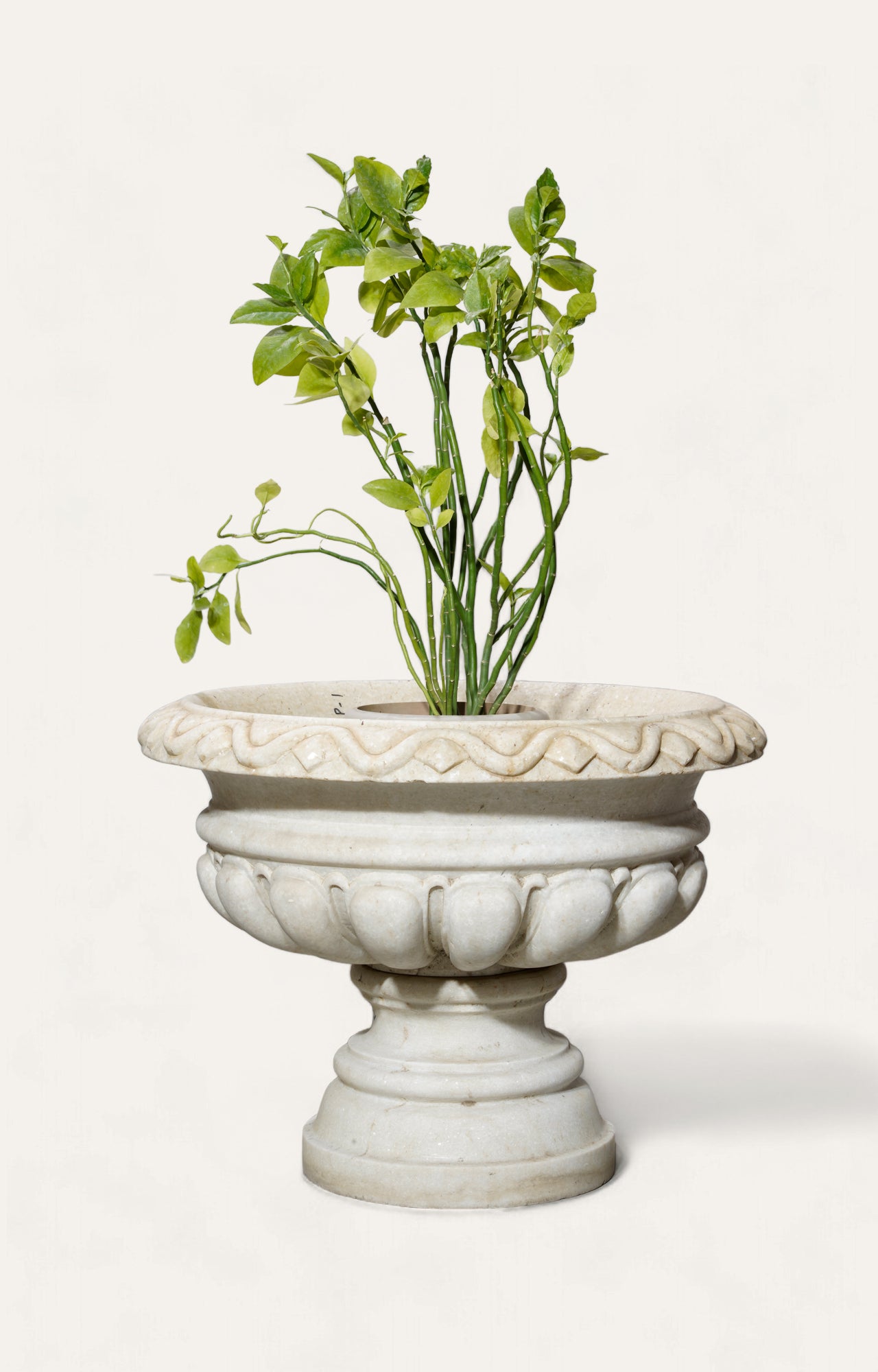 Outdoor Marble Garden Planter
