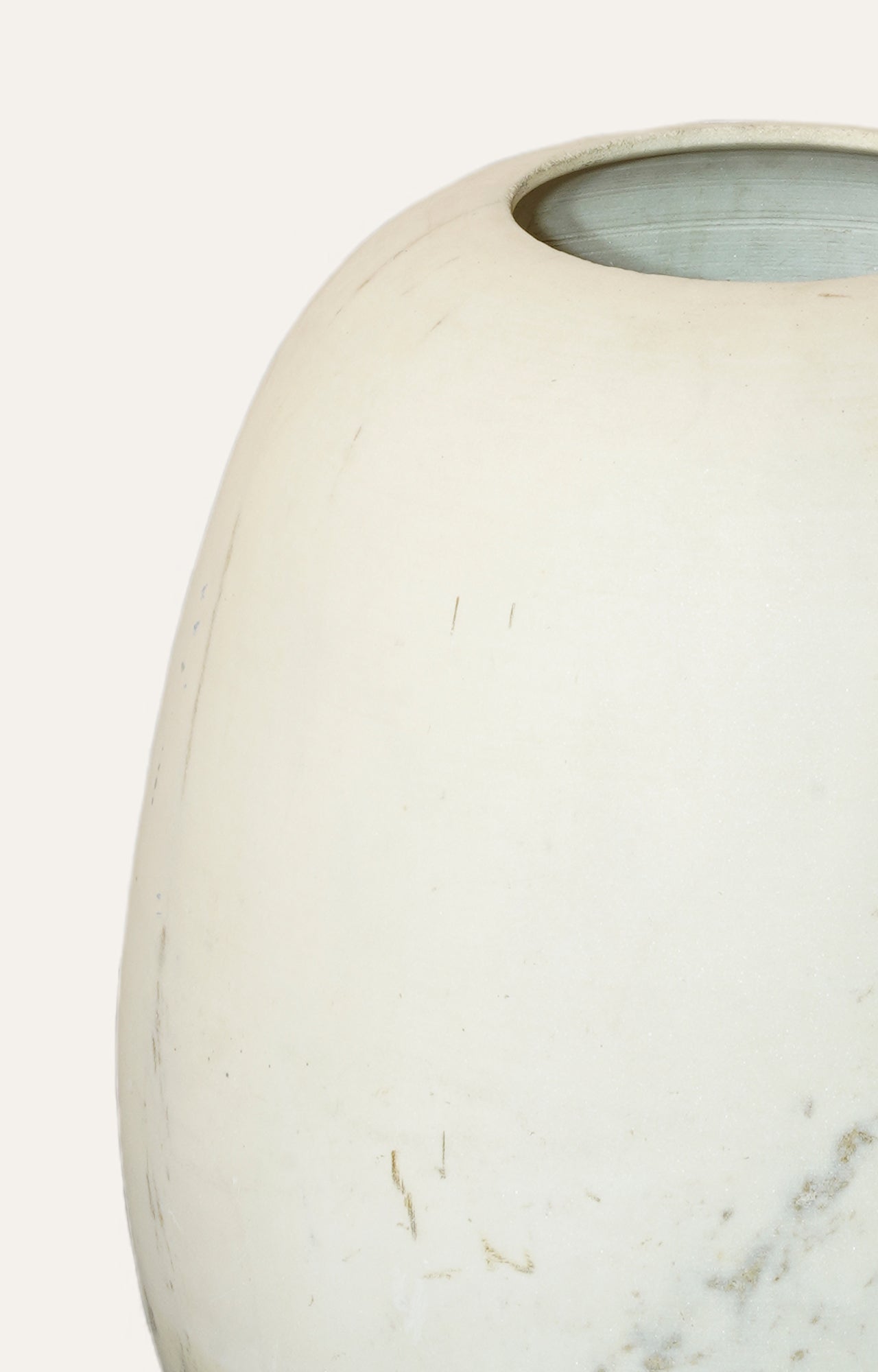 Ovel Shape Marble Vase