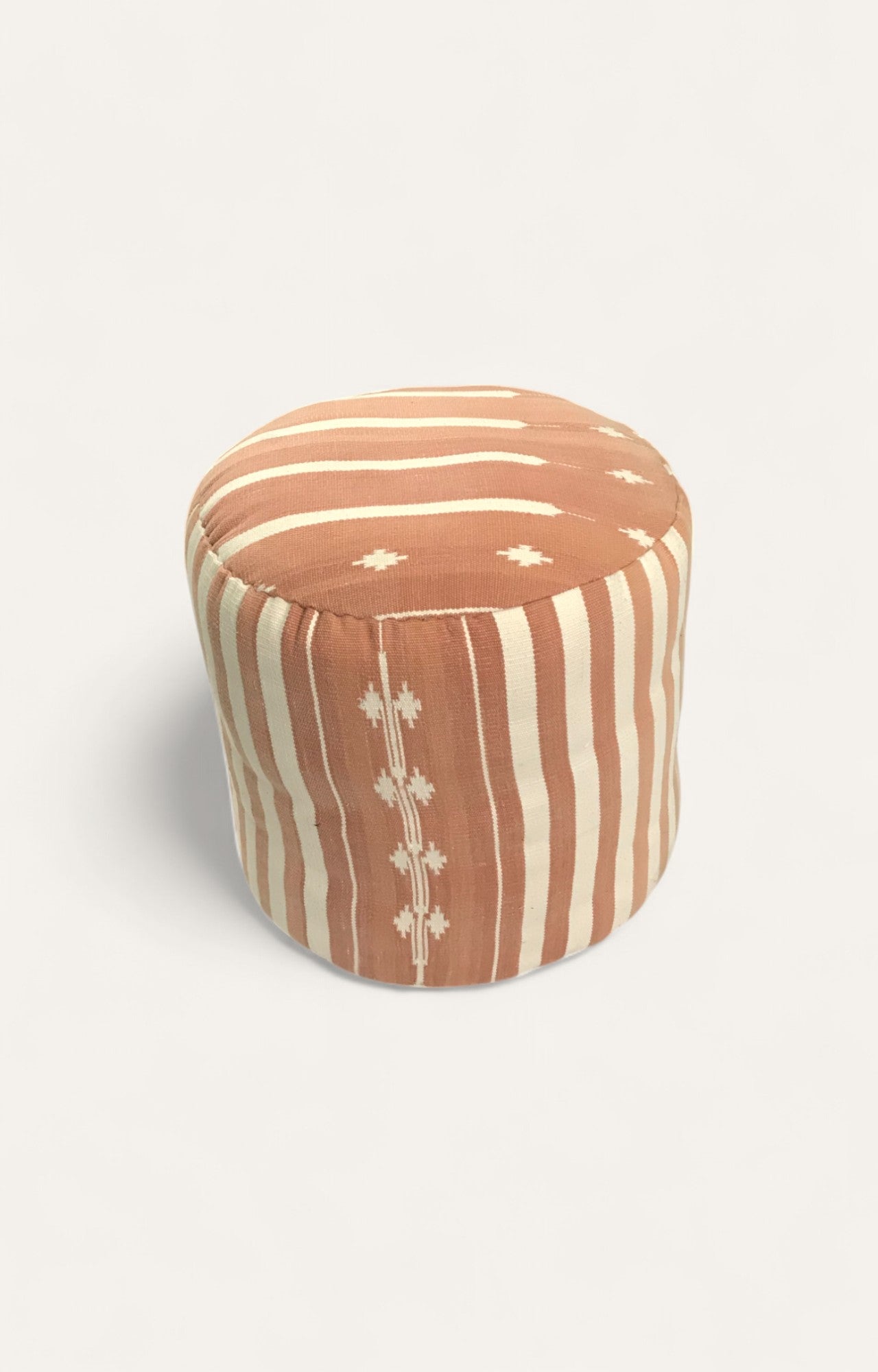 Handwoven Dhurrie Pouf 