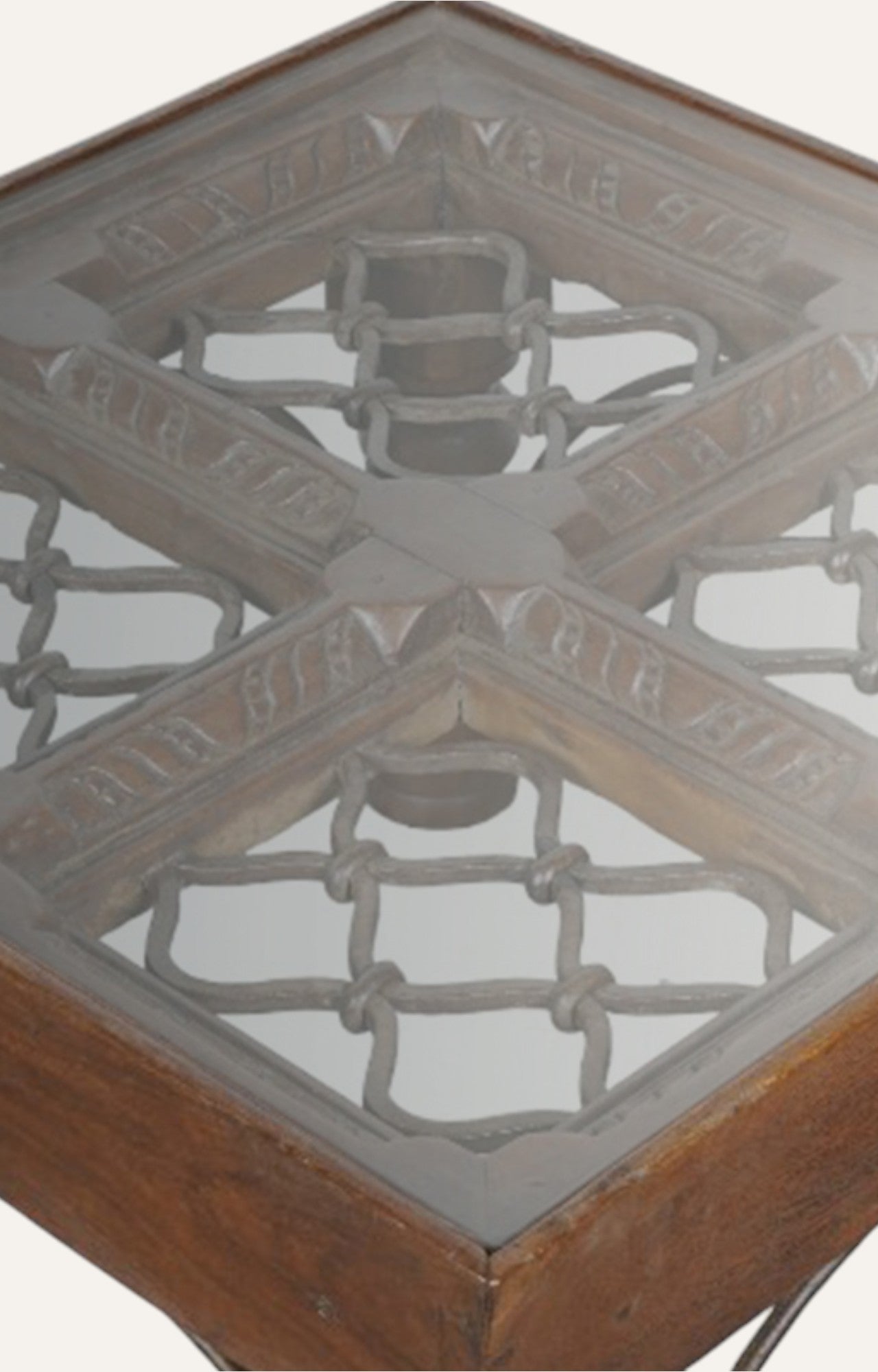 Hand Carved Side Table