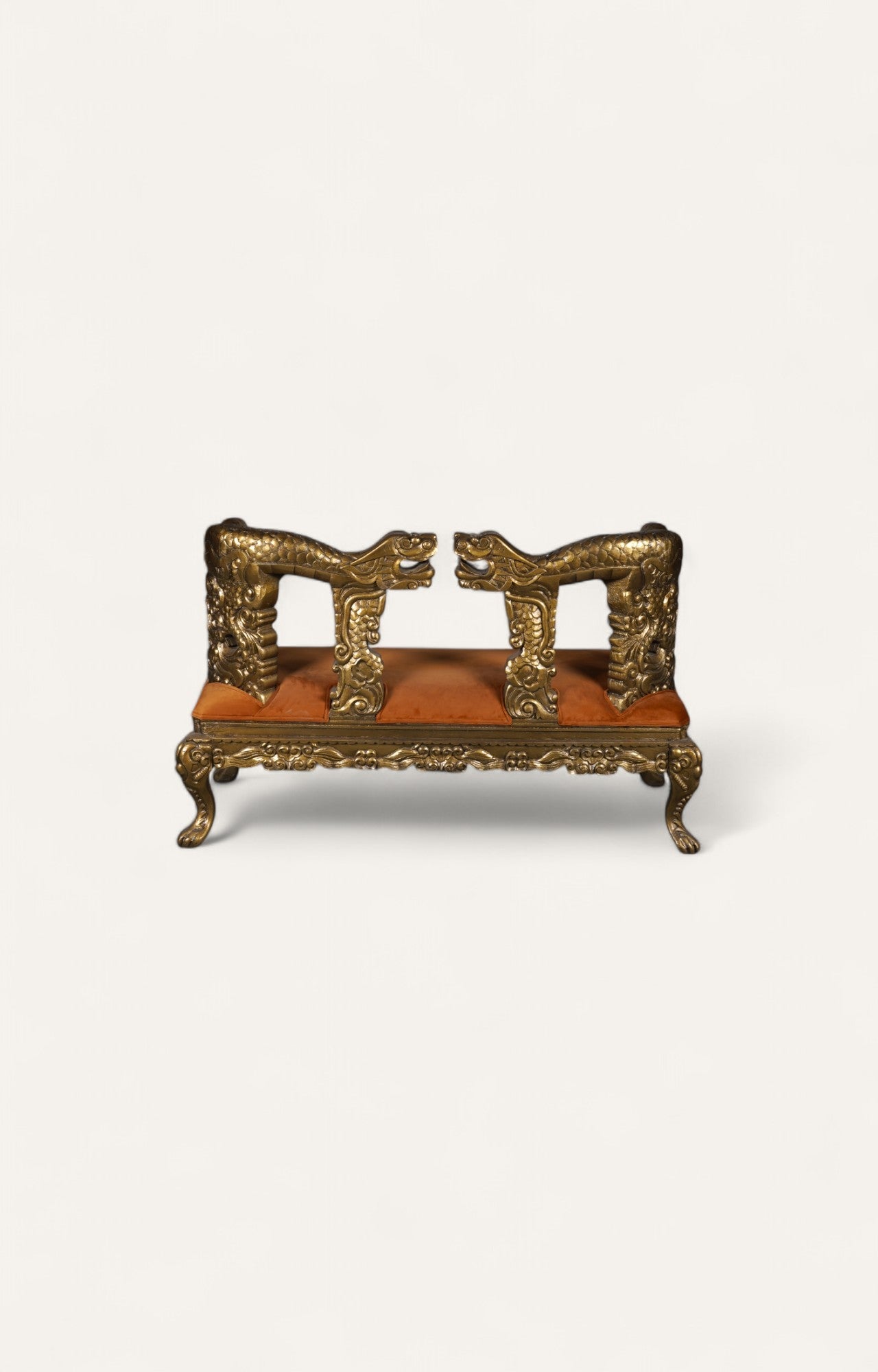 vintage wooden sofa