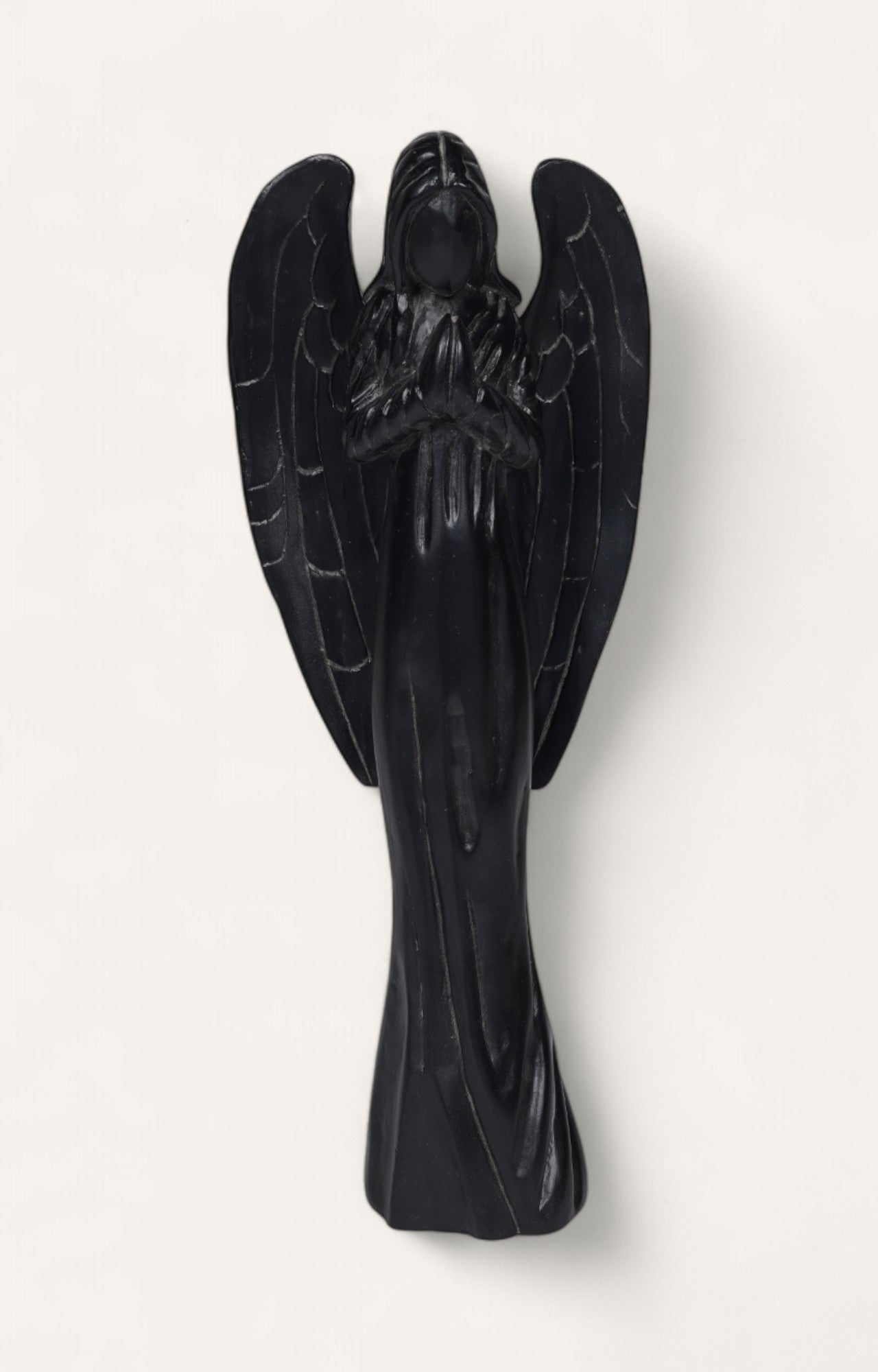 Black angel figurine