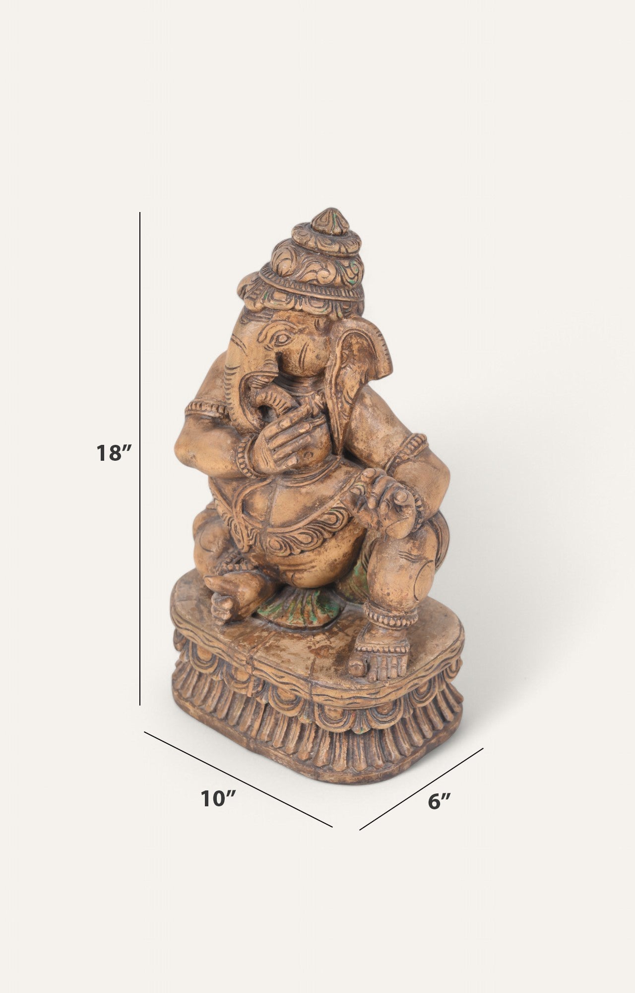 wooden ganesh