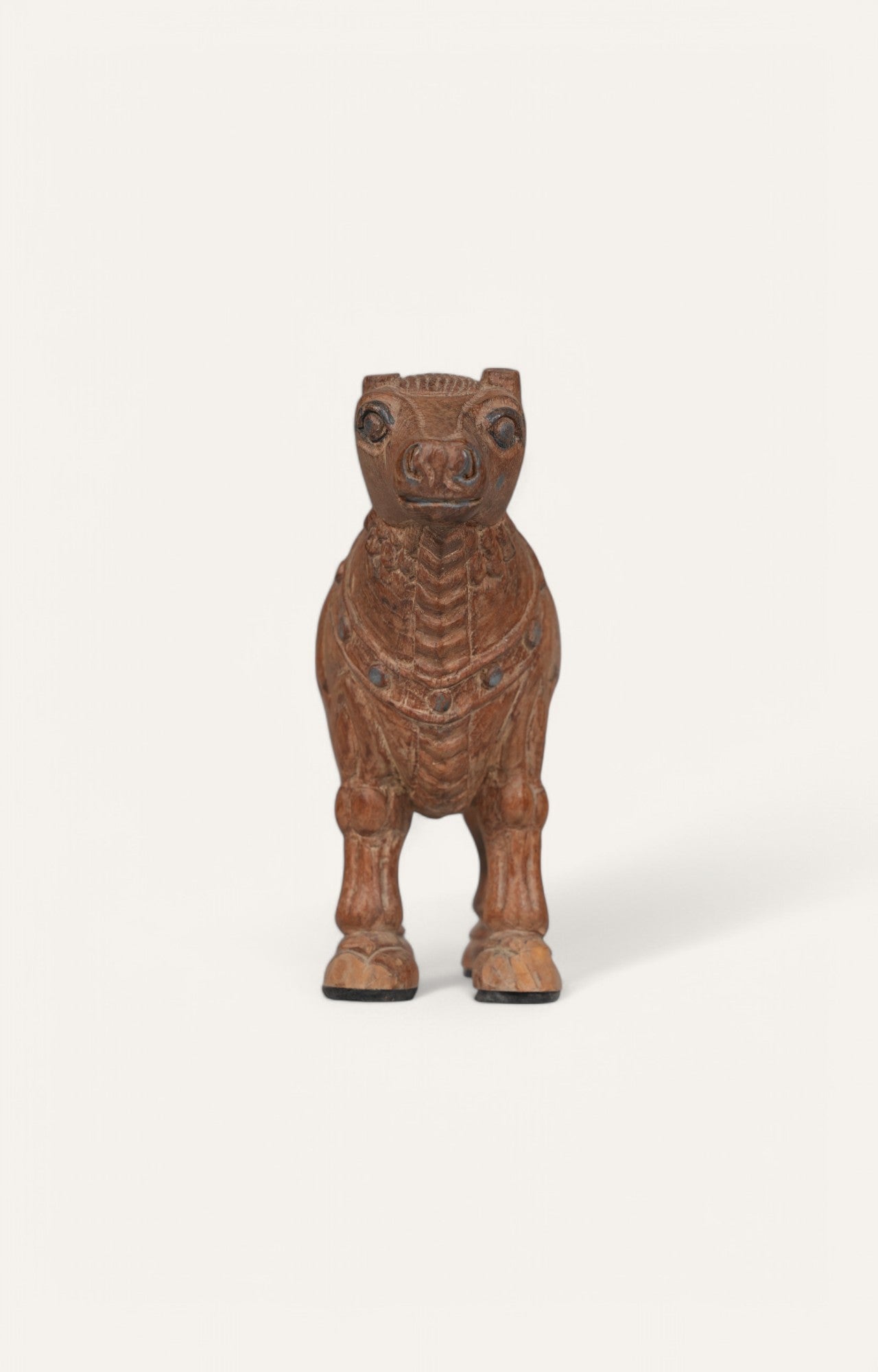wooden bull