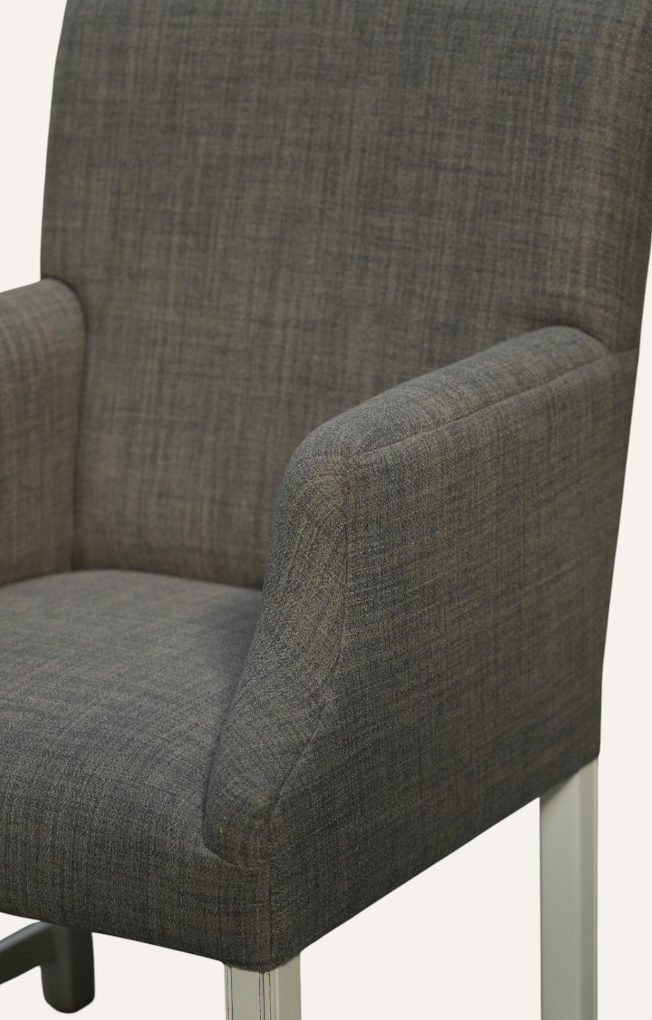 Grey Upholstered Accent Chair