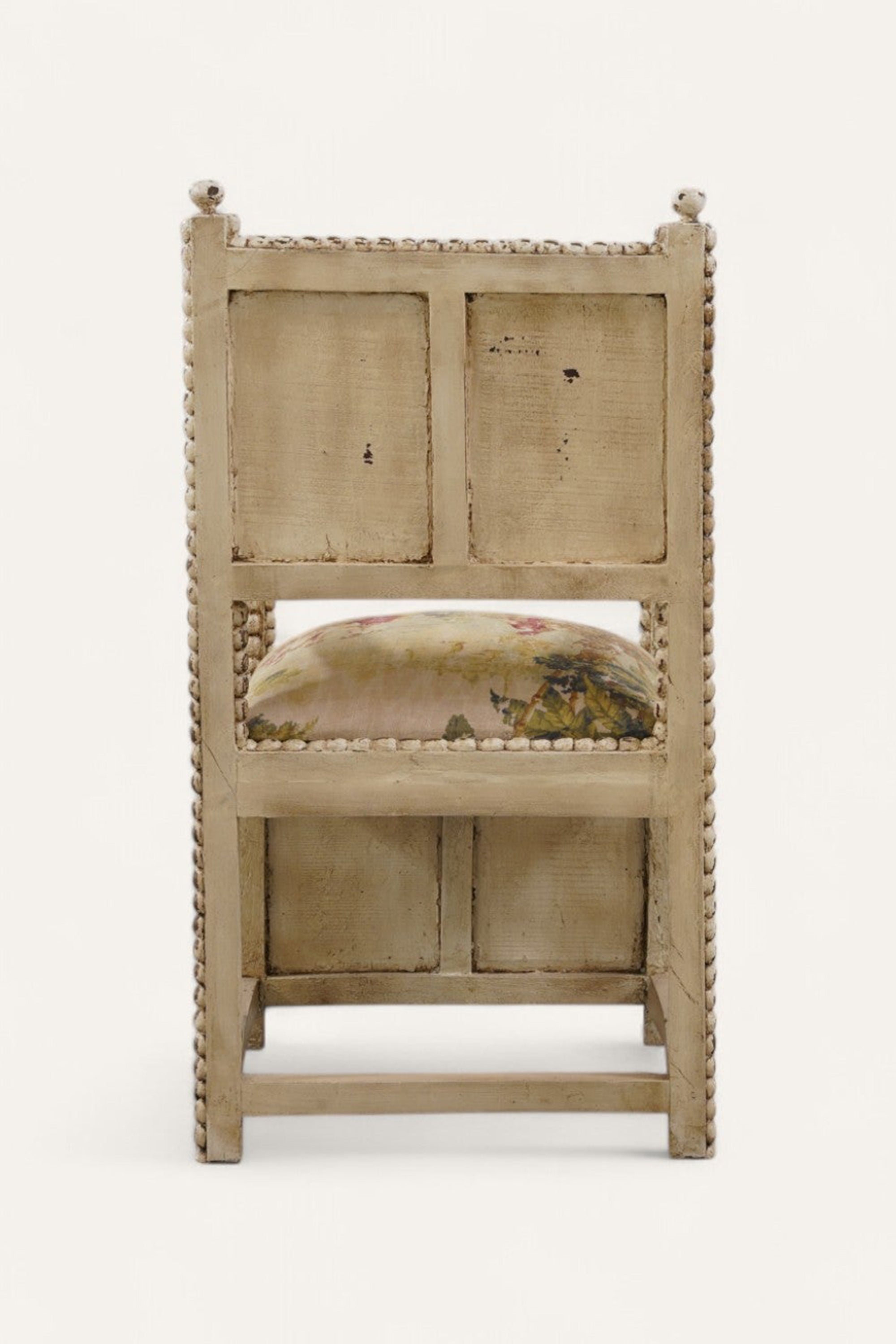 Ornate Teak Wood Armchair
