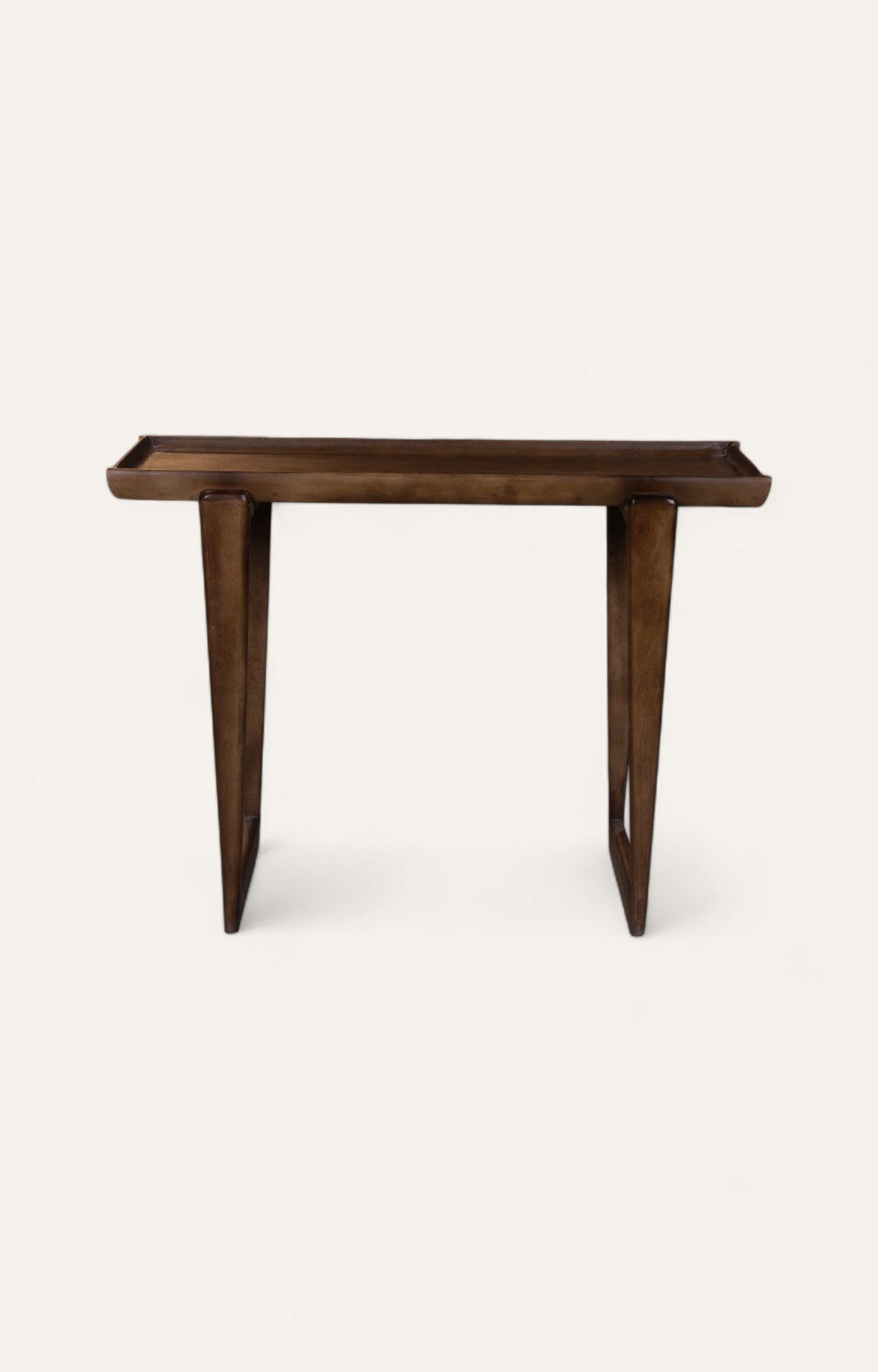 Wooden console table