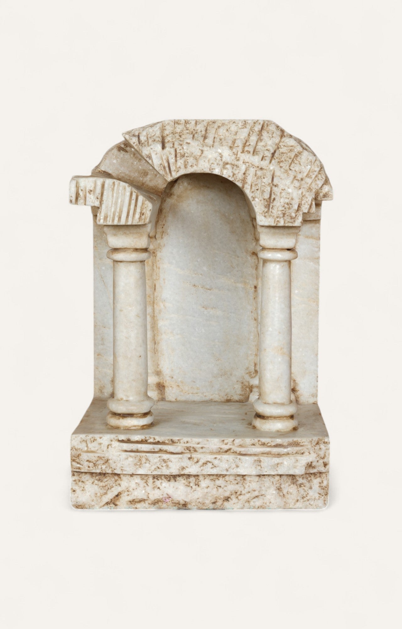 Marble archway sculpture