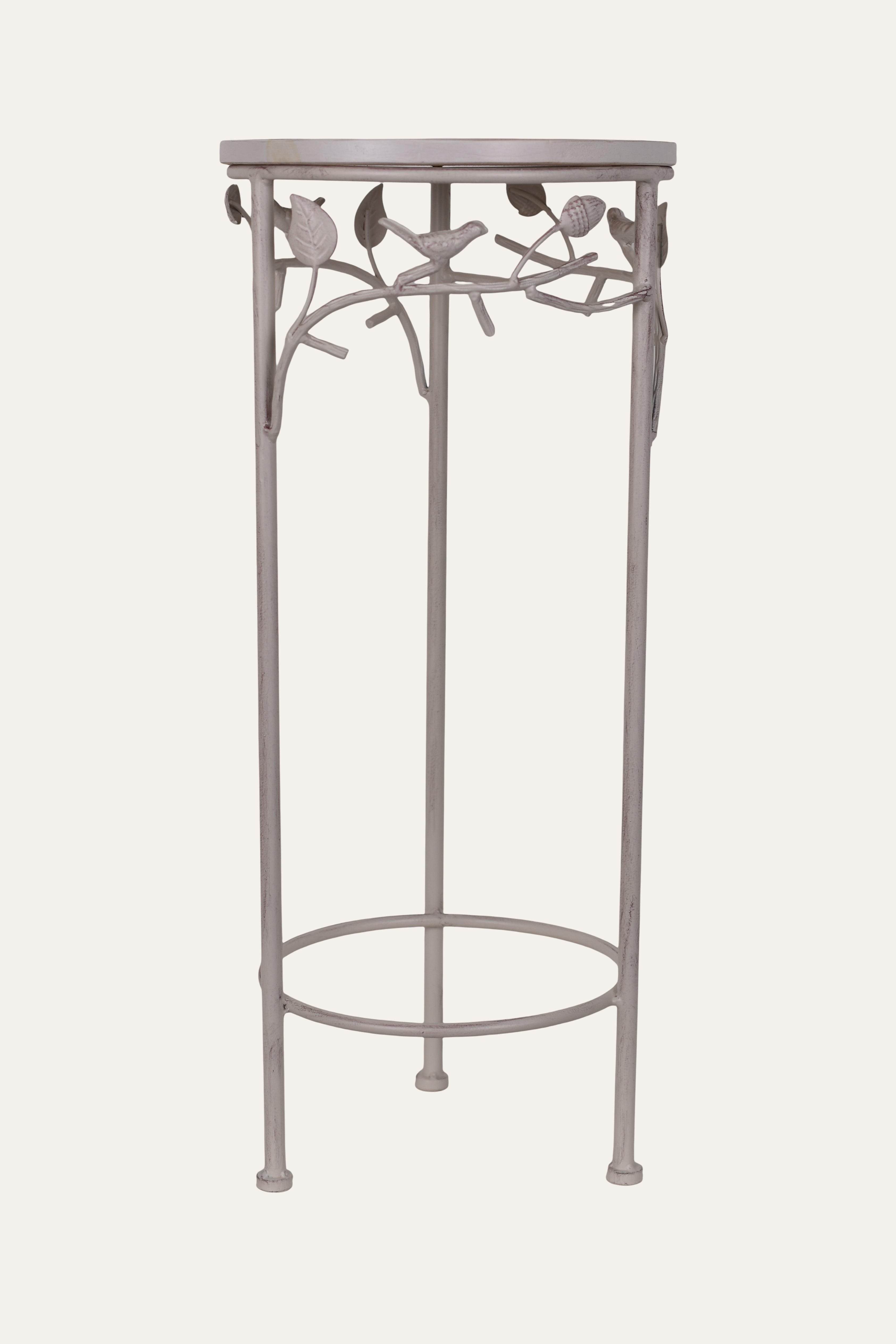 Decorative metal plant stand 