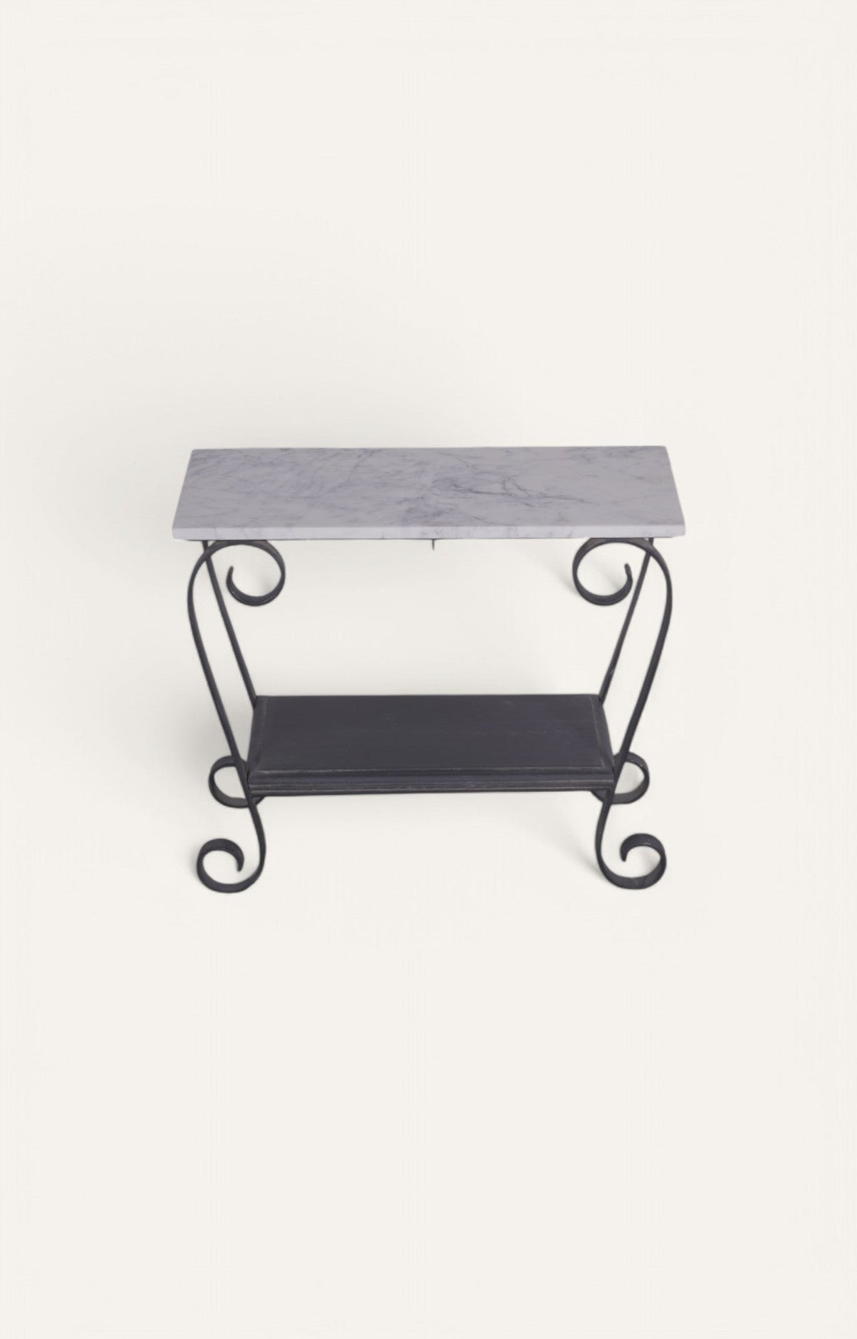 Scroll Metal Side Table