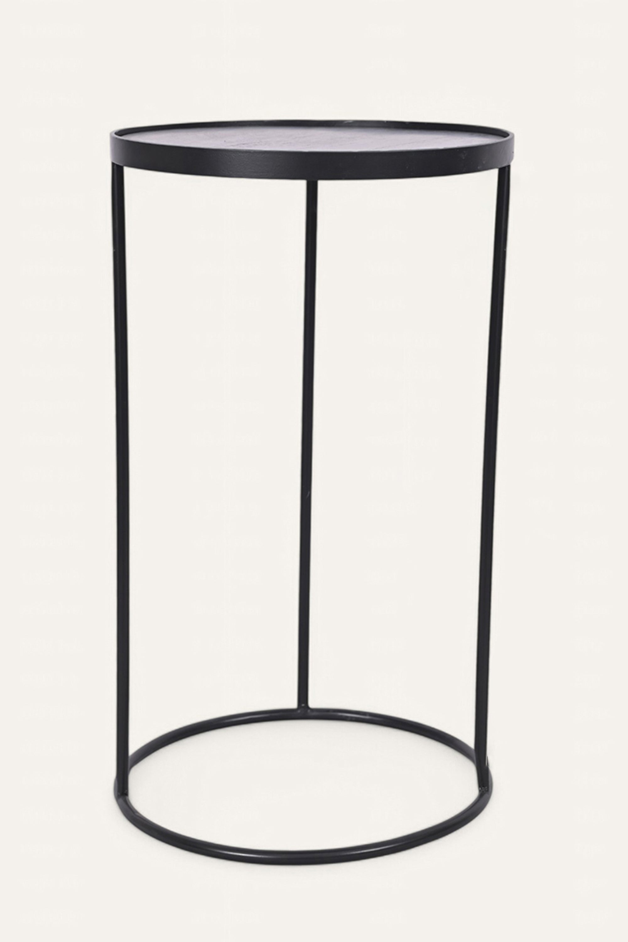 Sculptural Metal Side Tables
