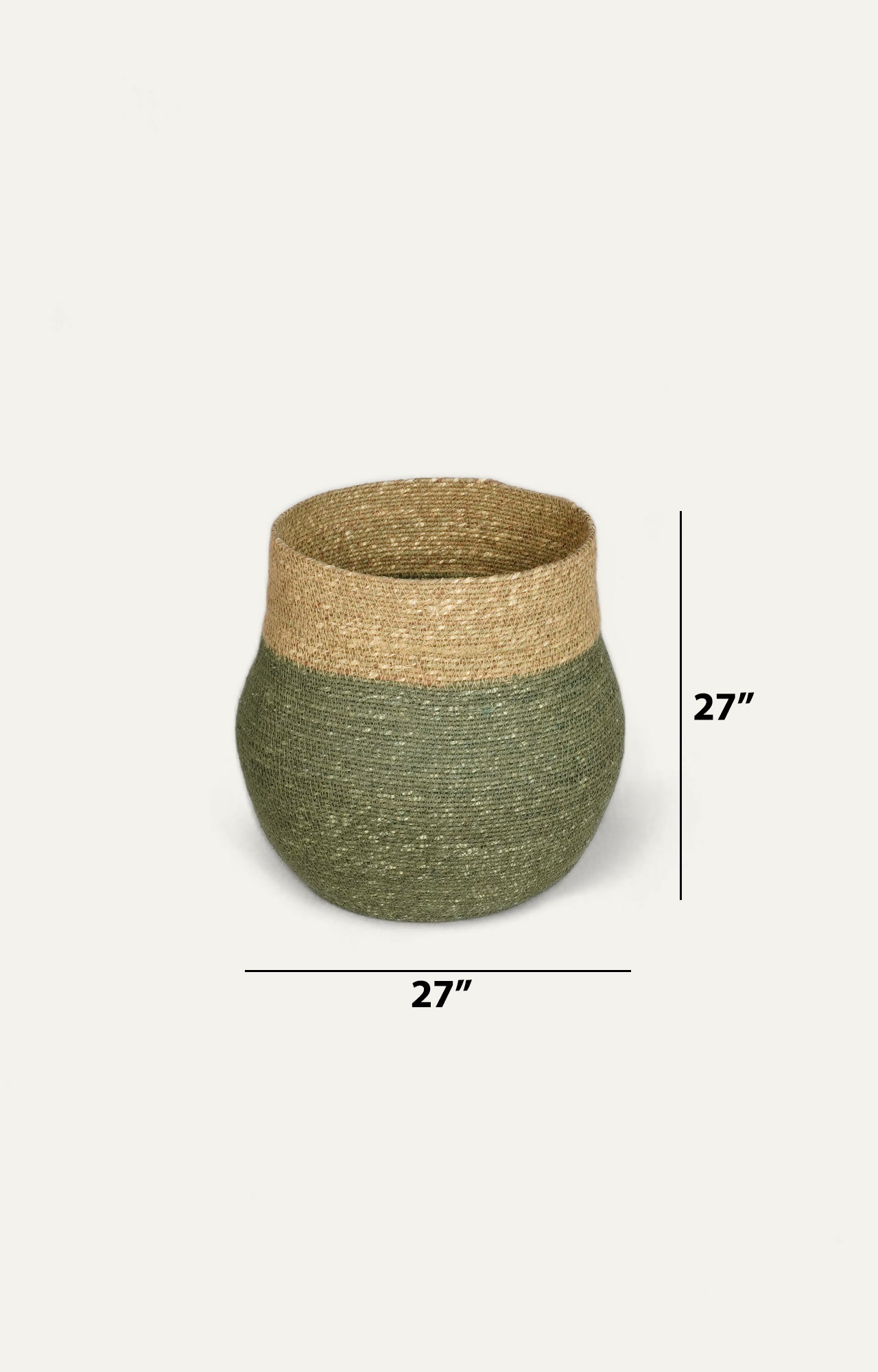 Seagrass Belly Basket_size